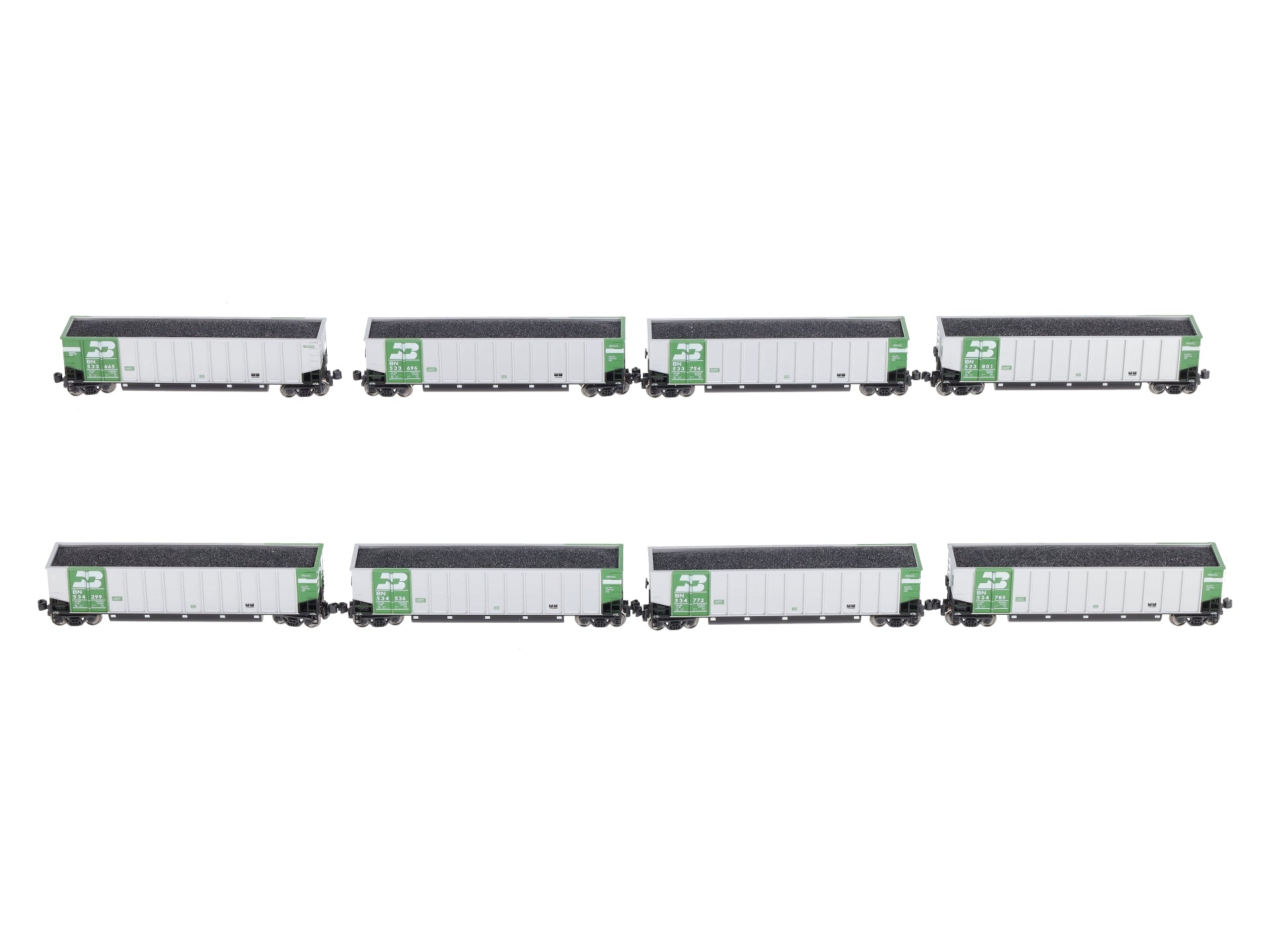 Kato 106-4606 N Scale Burlington Northern BethGon Coalporter (Set