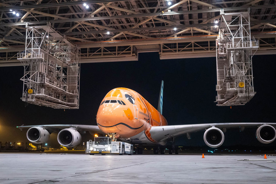 2/18着✨3機まとめフライングホヌ/AirbusA380/ANA 1/350 2/18着✨3機