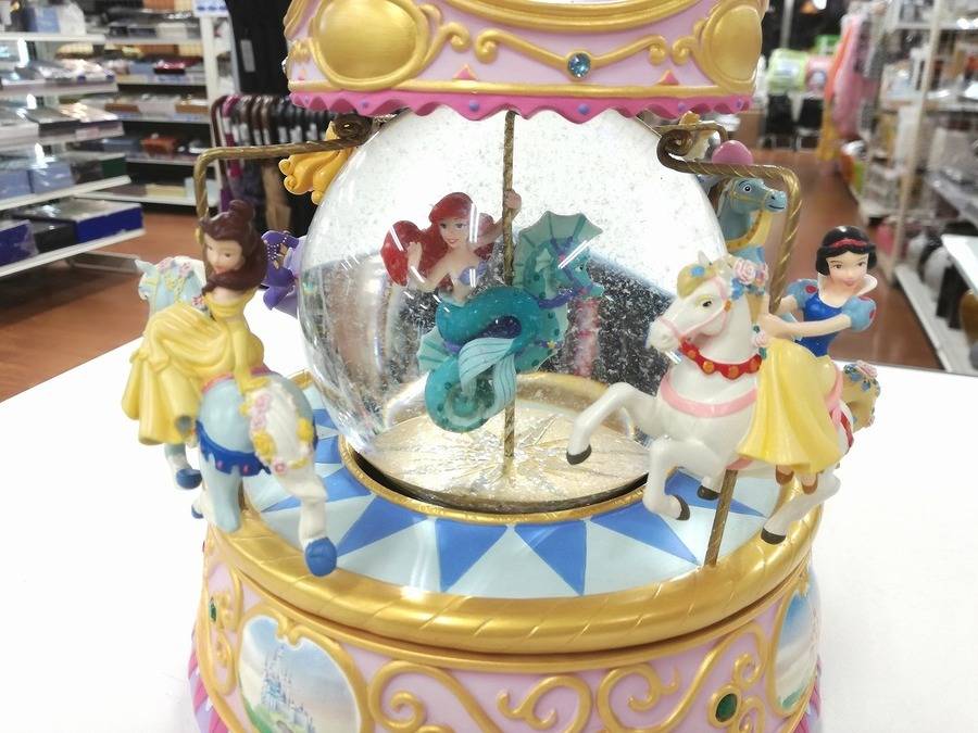 ディズニープリンセス達のスノーグローブオルゴールが入荷！【上板橋店