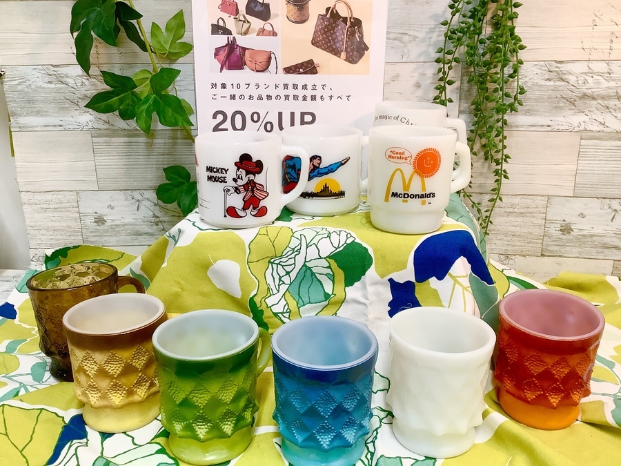 アメリカが誇る食器ブランド♪FIRE KING(ファイヤーキング)マグカップ