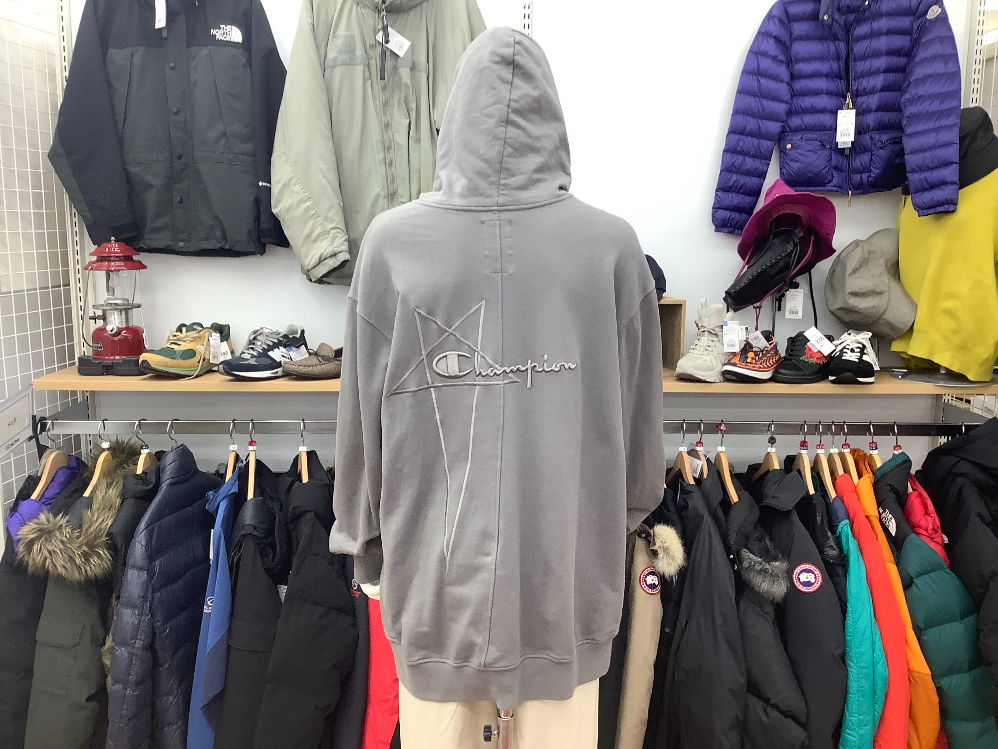 RICK OWENS(リックオウエンス)×Champion(チャンピオン) のプルオーバー