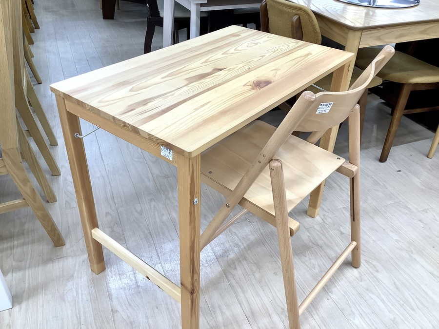 無印良品 折り畳みテーブル・椅子セット 送料込 独り暮らし 新生活