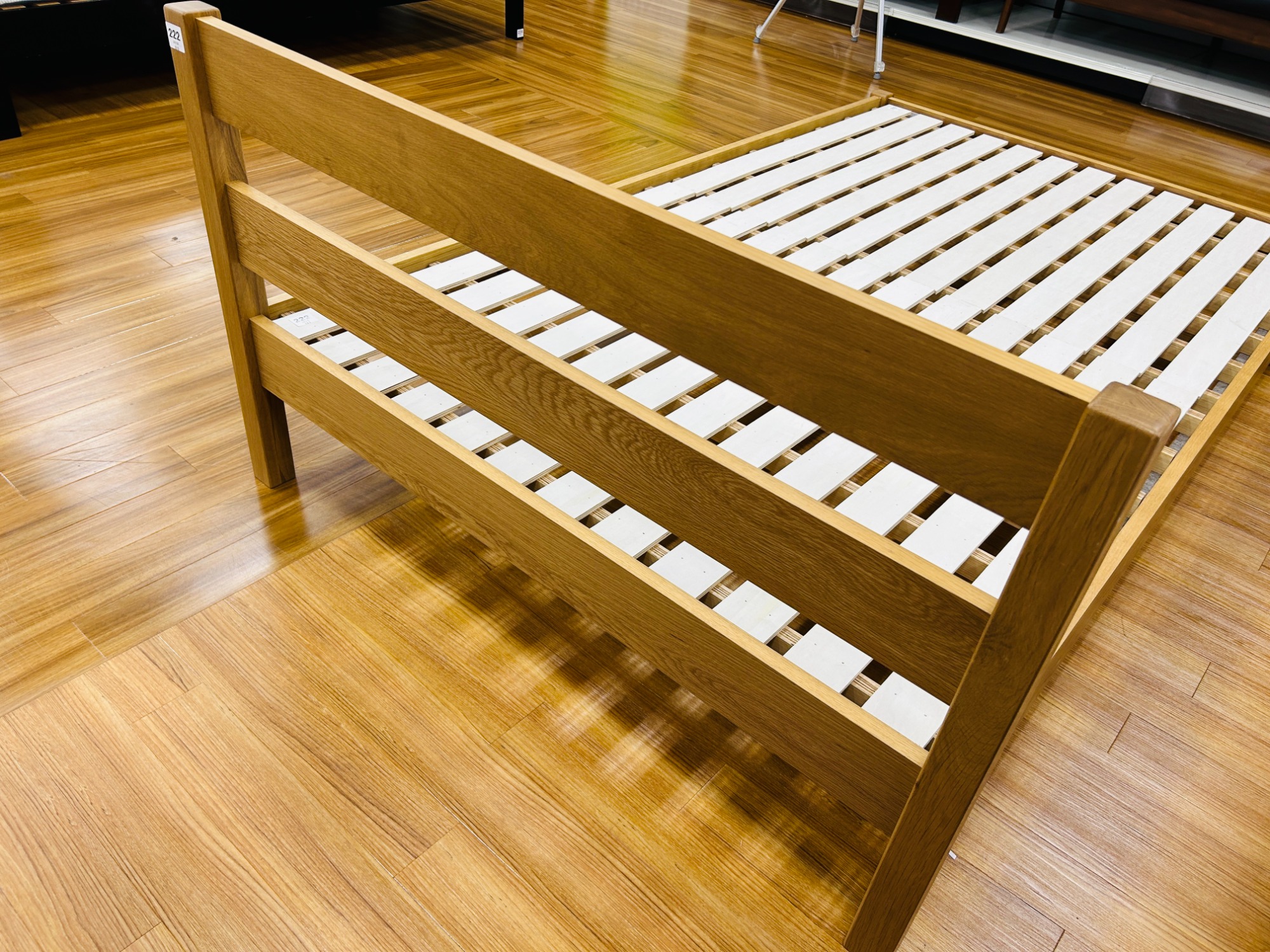 無印良品】【送料込み】木製ベッドフレームオーク材突板 セミダブル