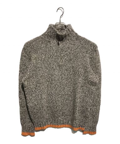 中古・古着通販】HERMES (エルメス) カシミヤハーフジップニット