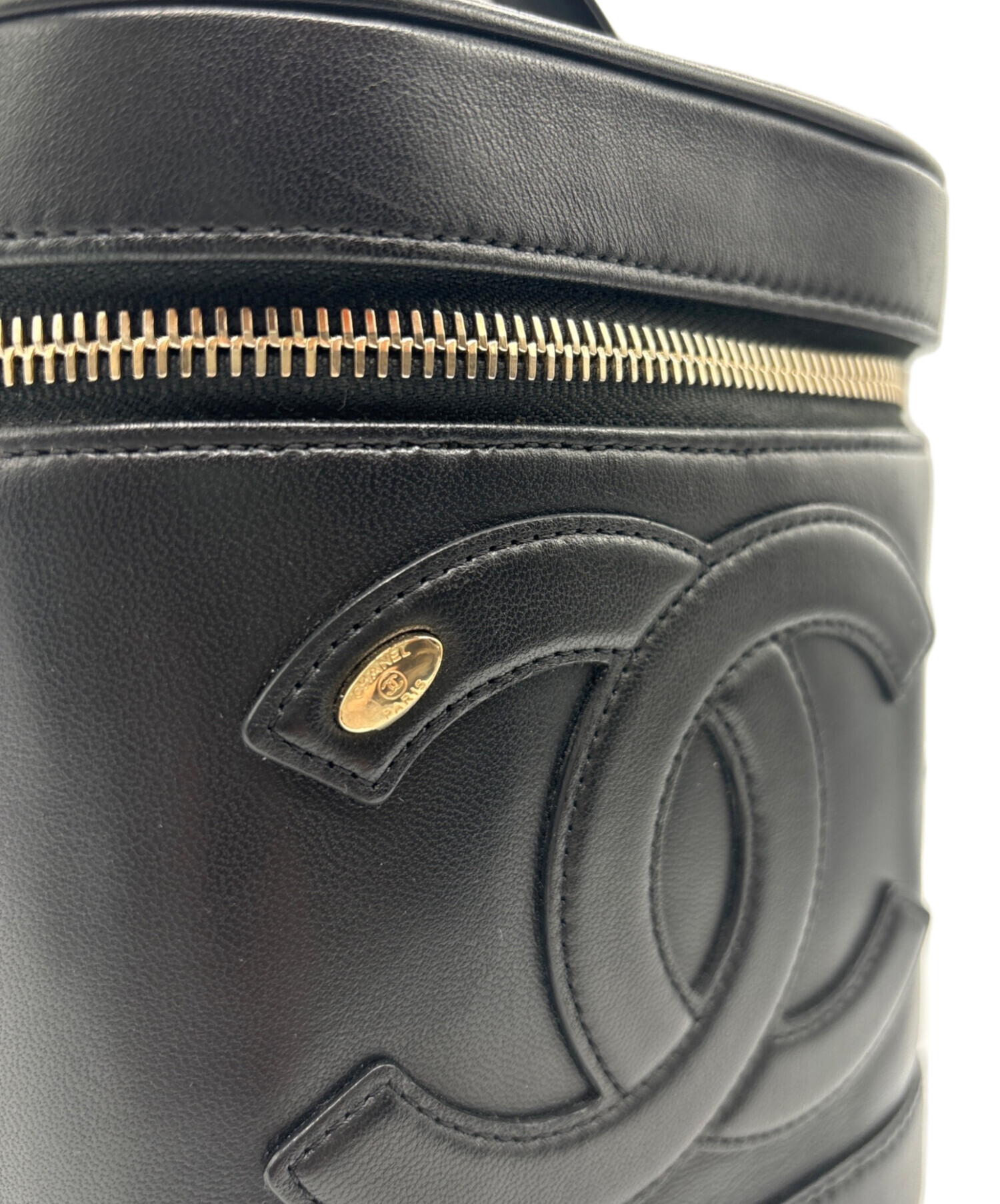 中古・古着通販】CHANEL (シャネル) バニティバッグ ブラック