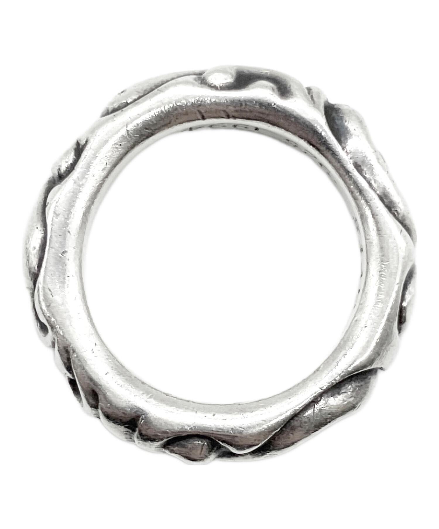 中古・古着通販】CHROME HEARTS (クロムハーツ) SCROLL BAND RING