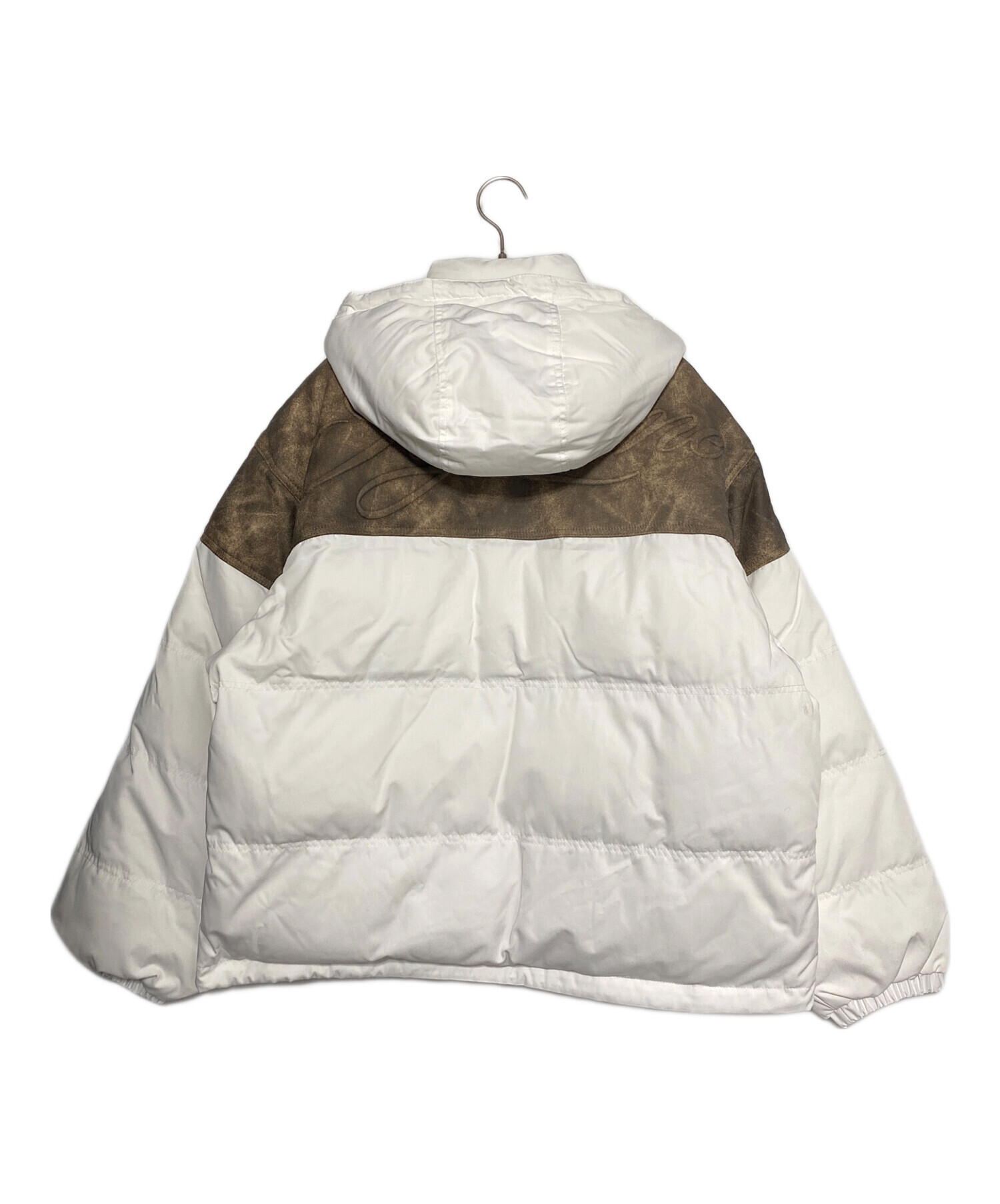 中古・古着通販】SUPREME (シュプリーム) Leather Yoke Puffer Jacket