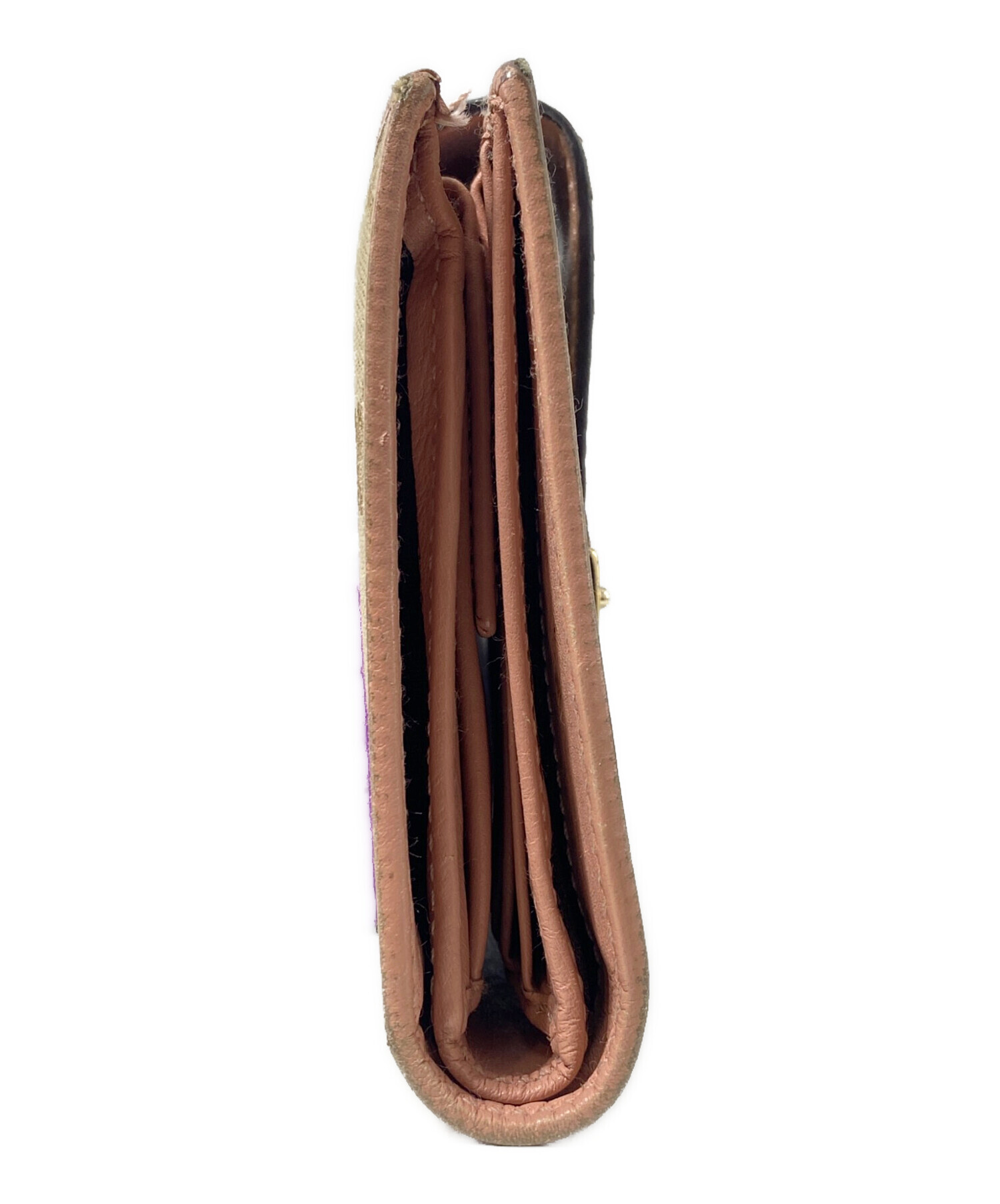 中古・古着通販】GUCCI (グッチ) GGキャンバス シェリーライン 2つ折り
