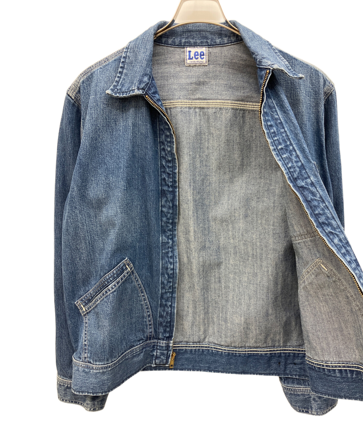 中古・古着通販】LEE (リー) DUNGAREES ダンガリーズ 91B ZIP-UP