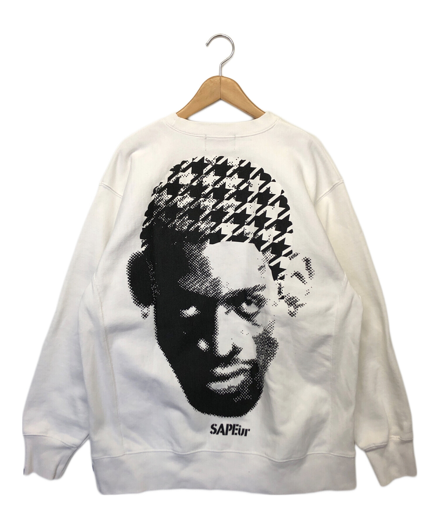 中古・古着通販】SAPEur (サプール) スウェット ホワイト サイズ:L