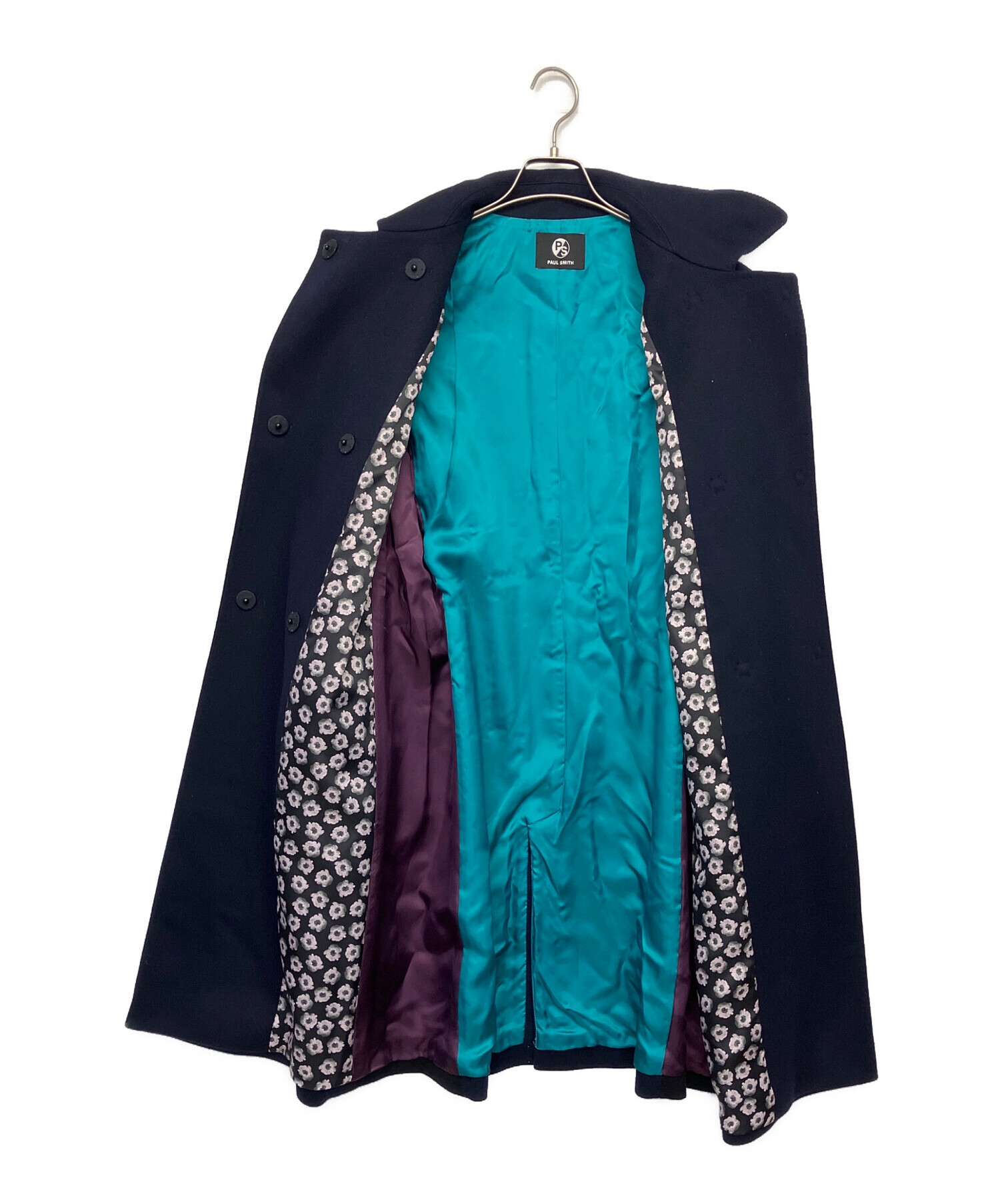 中古・古着通販】PAUL SMITH (ポールスミス) ウールコート ネイビー