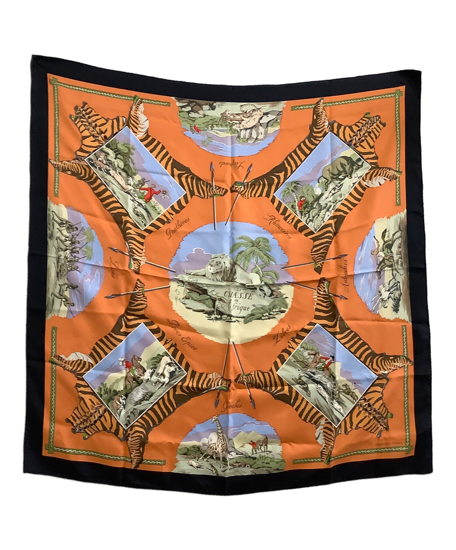 中古・古着通販】HERMES (エルメス) 大判スカーフ カレ90/La Chasse en
