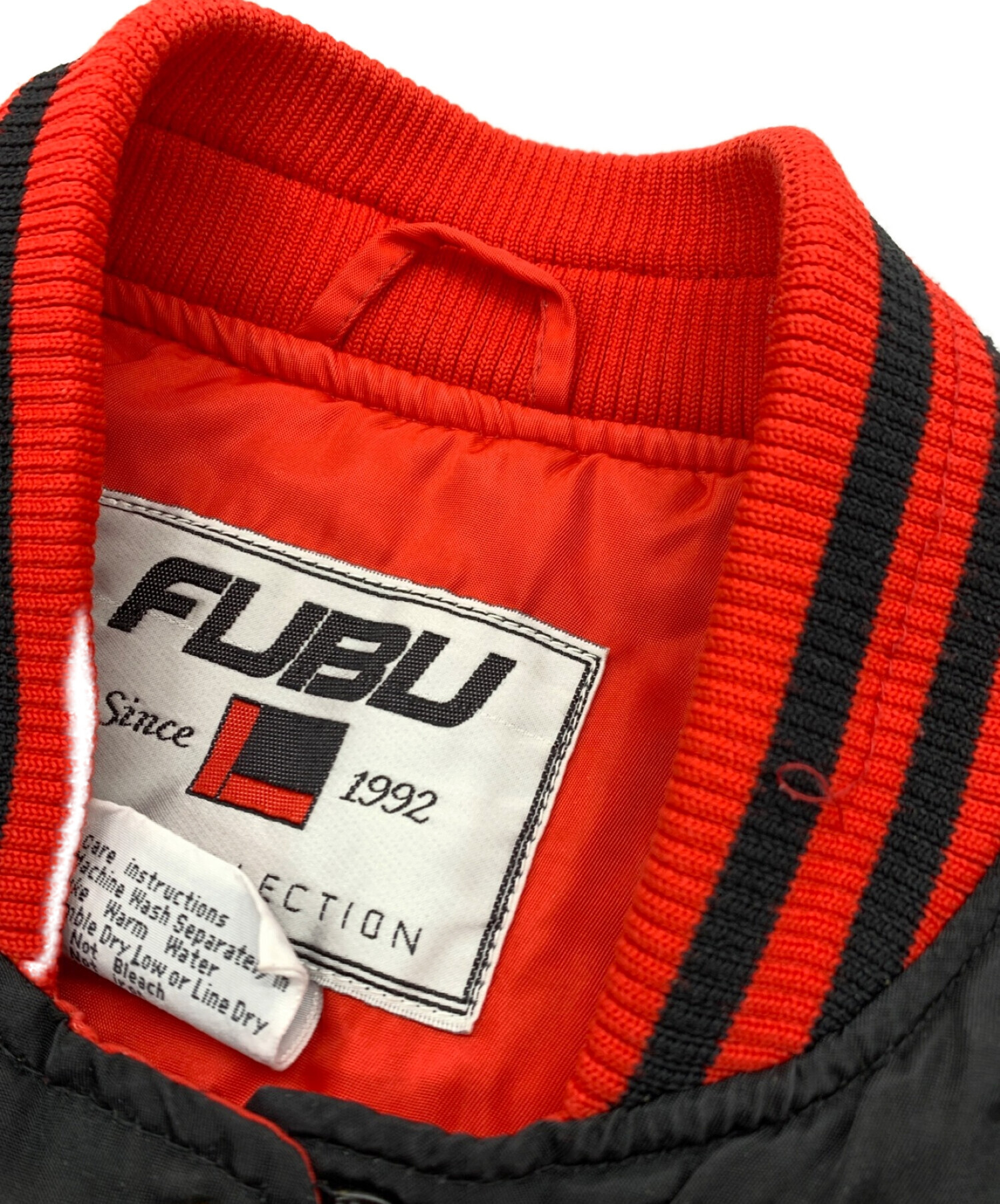 中古・古着通販】FUBU (フブ) スタジャン レッド サイズ:M｜ブランド