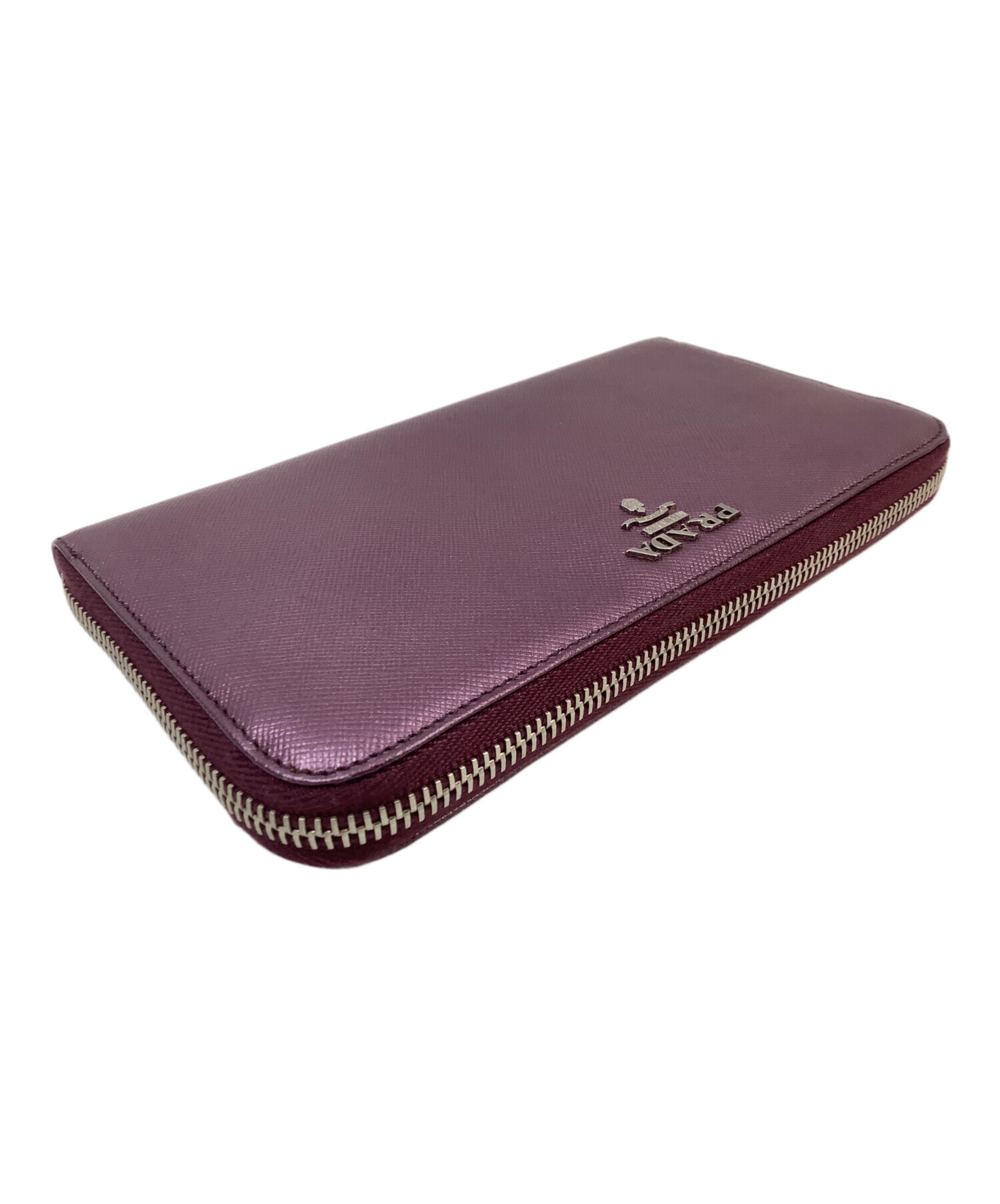 中古・古着通販】PRADA (プラダ) 長財布 パープル｜ブランド・古着通販