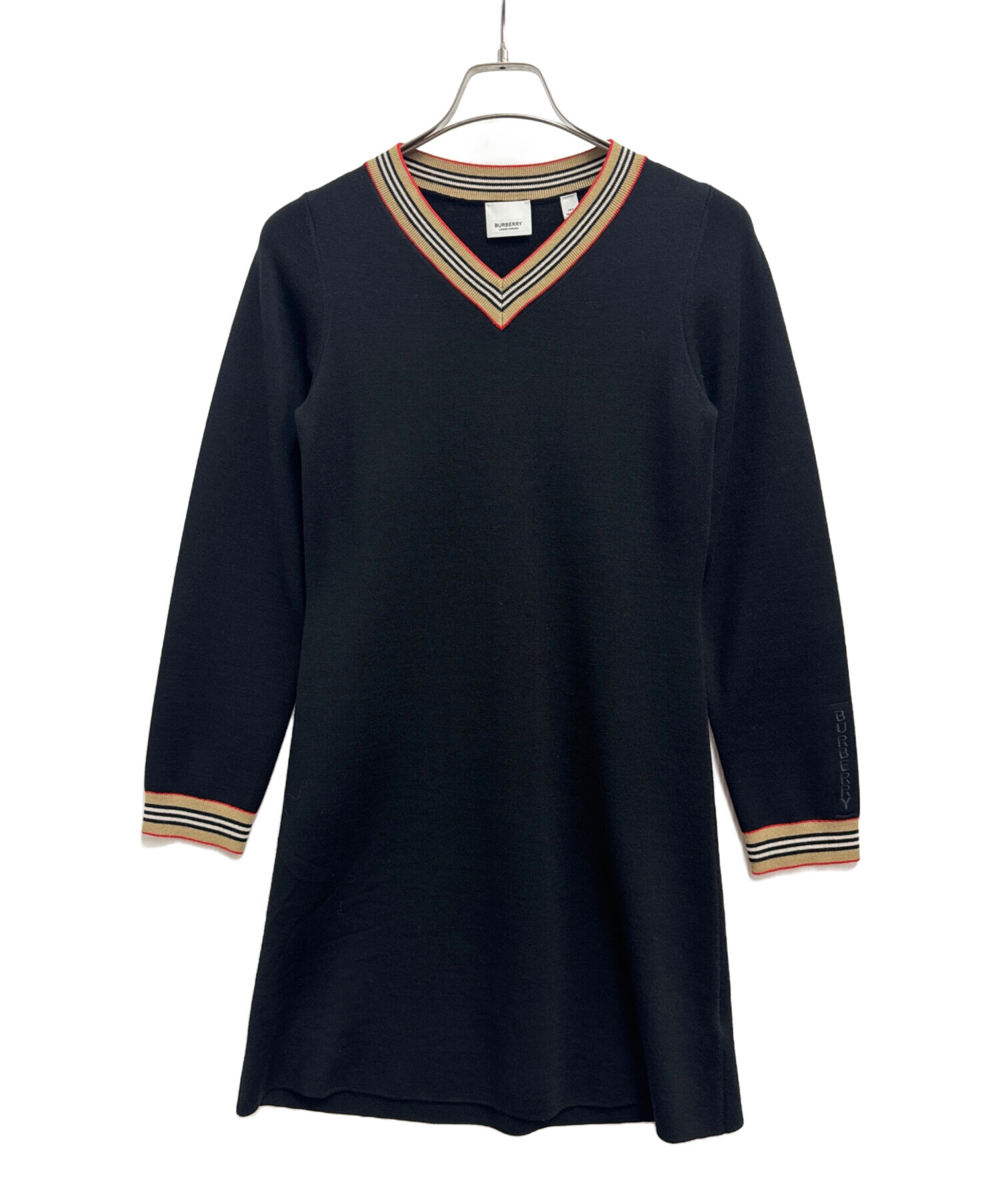 中古・古着通販】BURBERRY (バーバリー) アイコンストライプニット