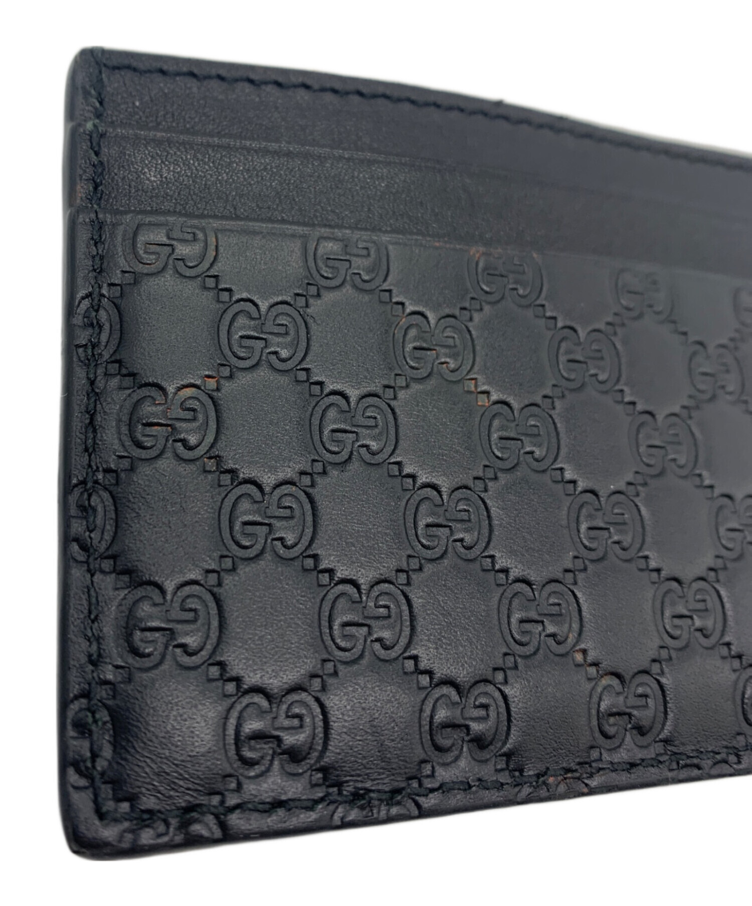 中古・古着通販】GUCCI (グッチ) マイクログッチシマ カードケース