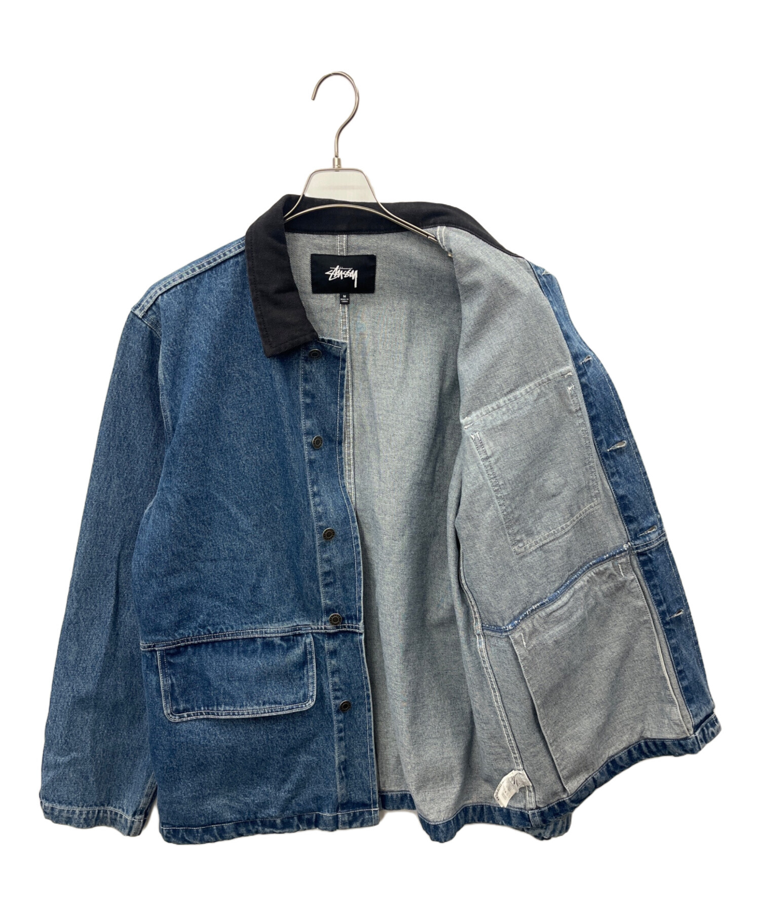 中古・古着通販】stussy (ステューシー) カバーオール インディゴ