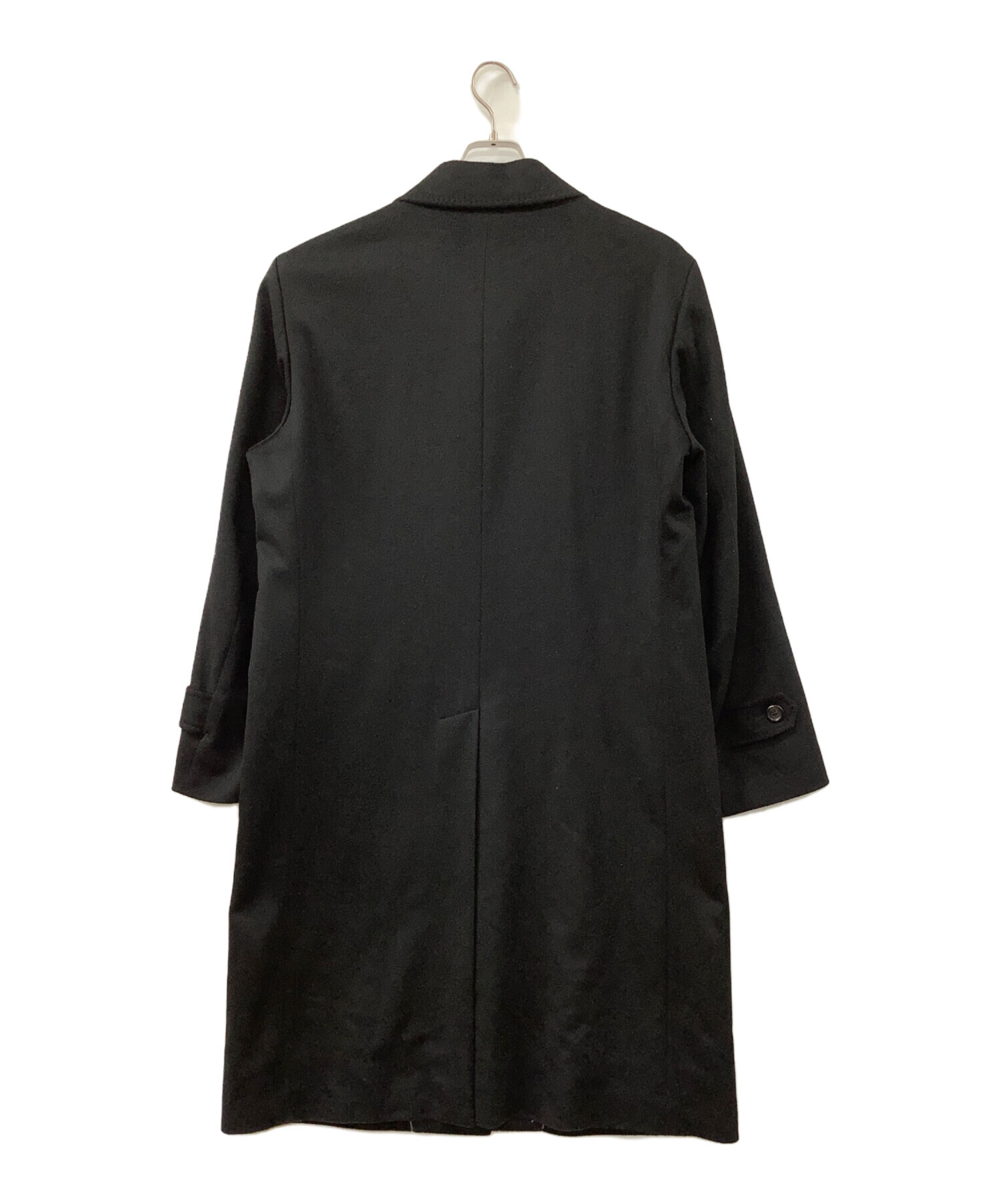 中古・古着通販】allegri (アレグリ) ステンカラーコート ブラック