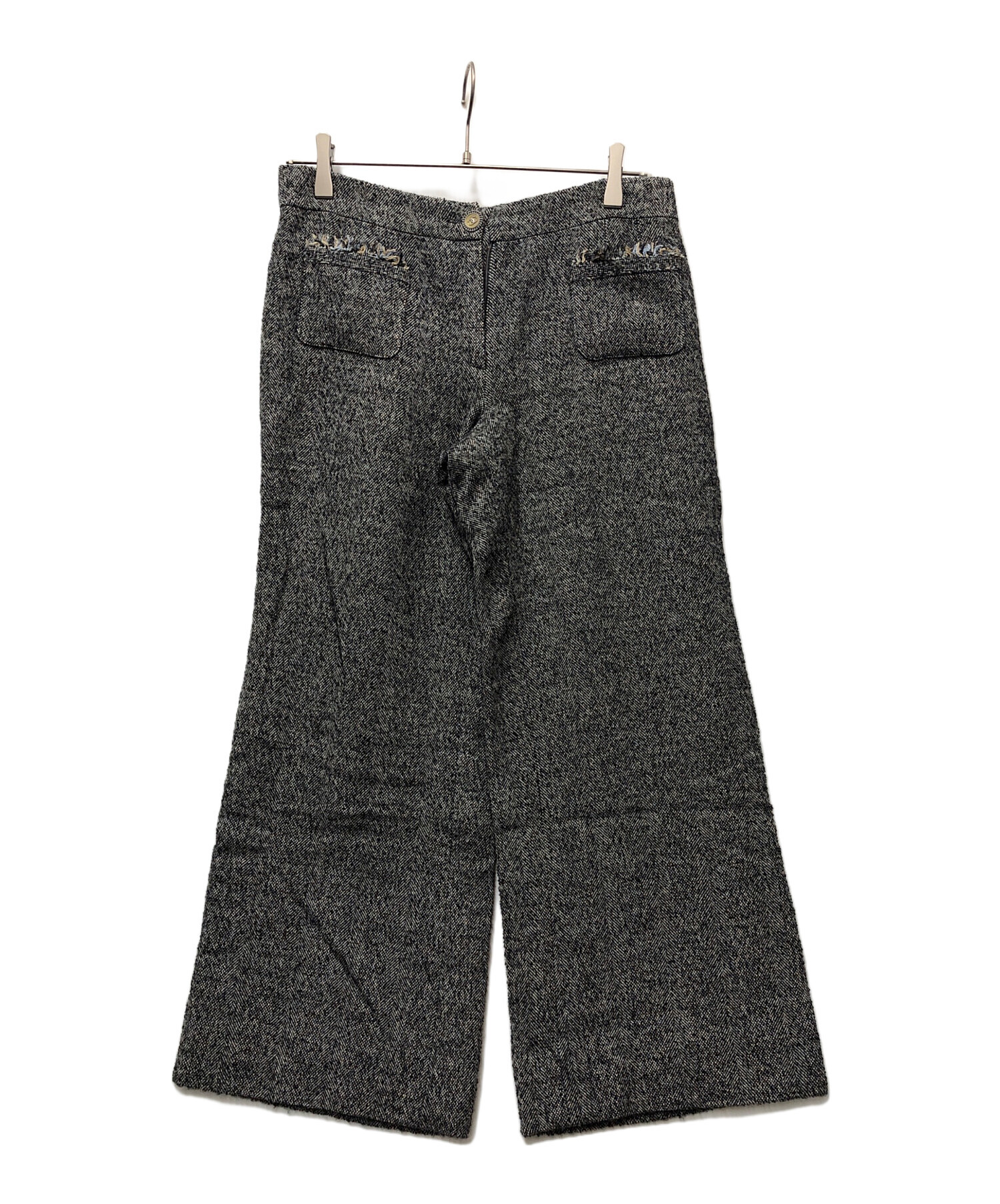 中古・古着通販】CHANEL (シャネル) パンツ グレー サイズ:M｜ブランド