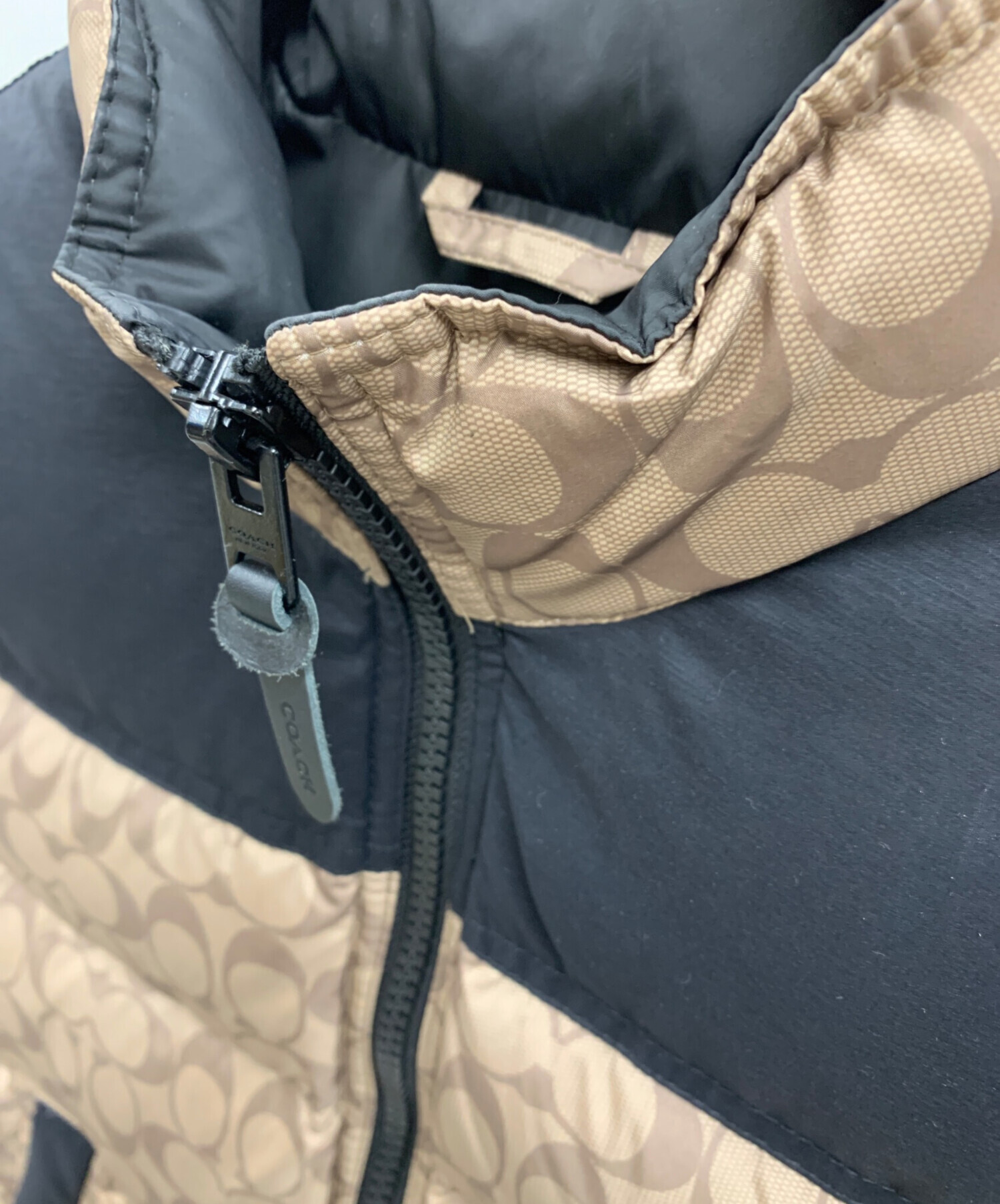 中古・古着通販】COACH (コーチ) COACH ダウンベスト ブラウン