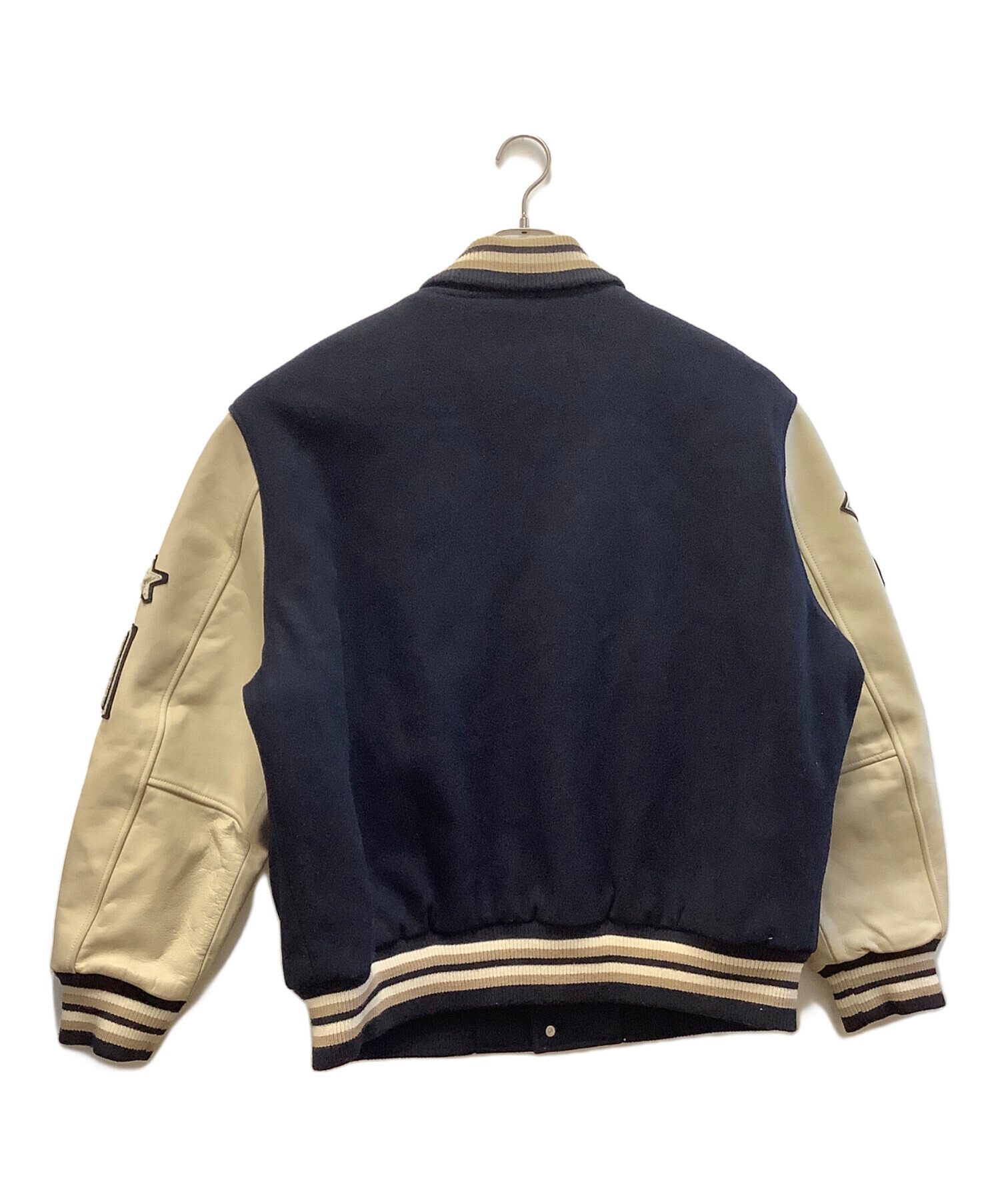 中古・古着通販】McGREGOR (マクレガー) スタジャン ネイビー×ベージュ
