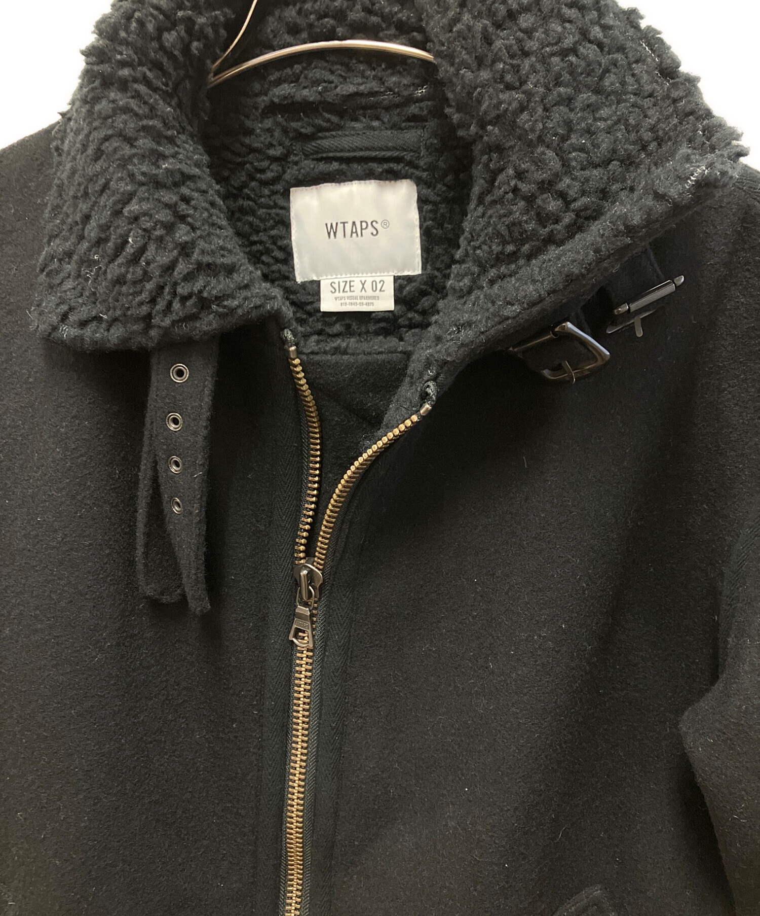 中古・古着通販】WTAPS (ダブルタップス) ウールジャケット ブラック