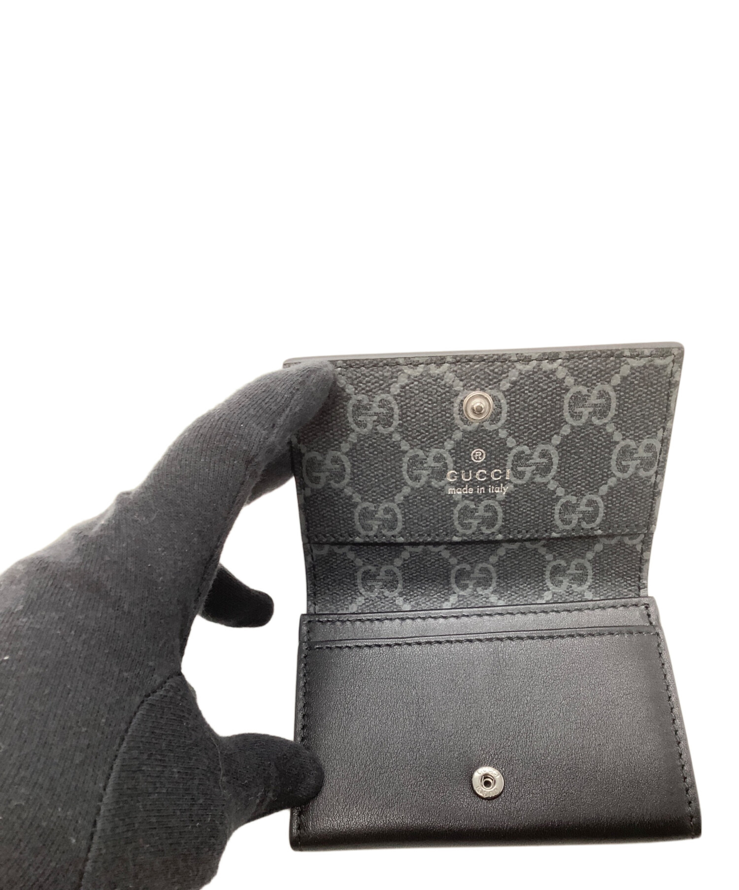中古・古着通販】GUCCI (グッチ) カードケース ブラック｜ブランド