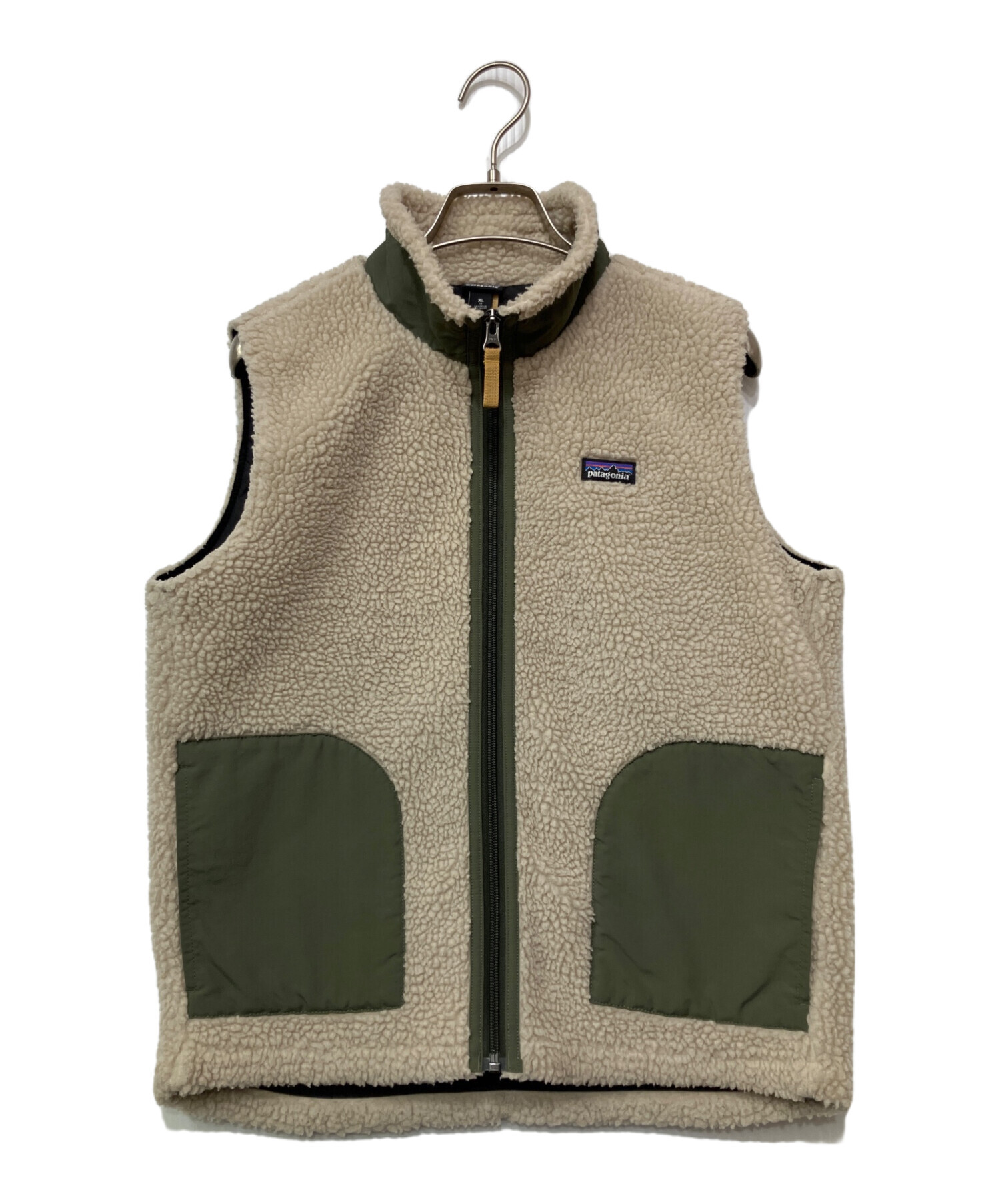 中古・古着通販】Patagonia (パタゴニア) フリースベスト ベージュ