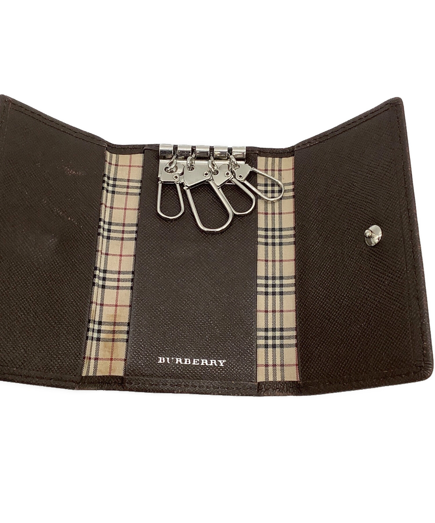 中古・古着通販】BURBERRY (バーバリー) キーケース ブラウン
