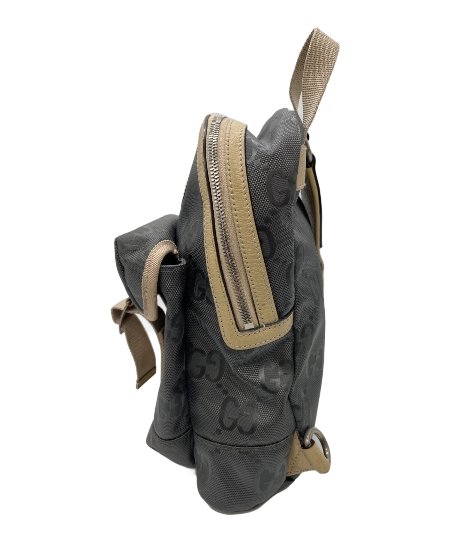 中古・古着通販】GUCCI (グッチ) オフザグリッド ボディバッグ グレー