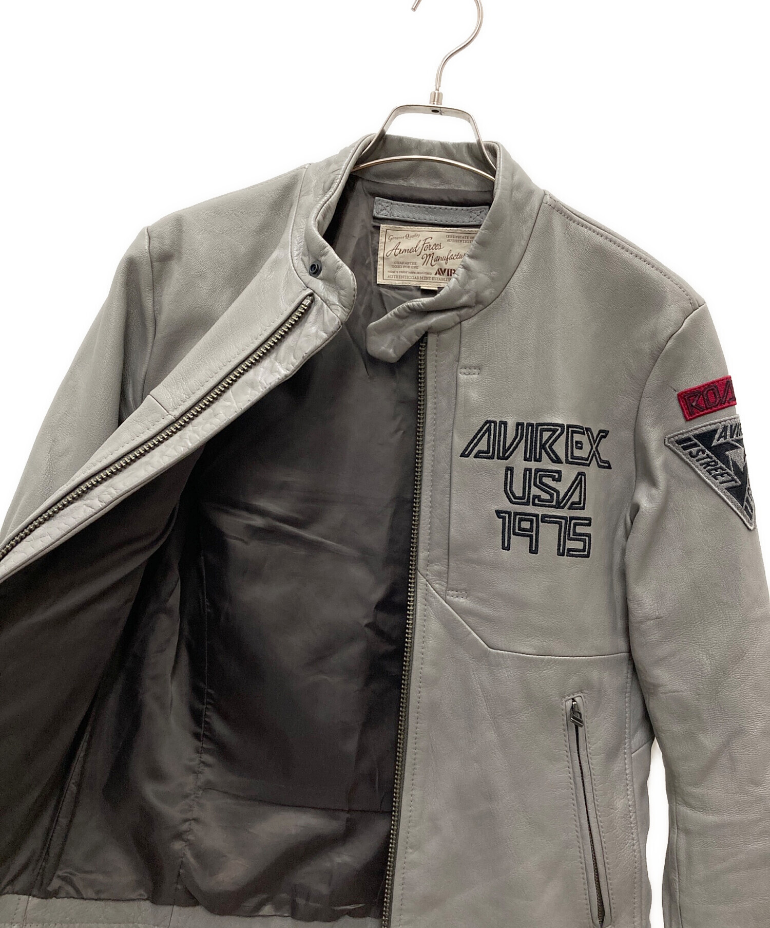 中古・古着通販】AVIREX (アヴィレックス) ライダースジャケット