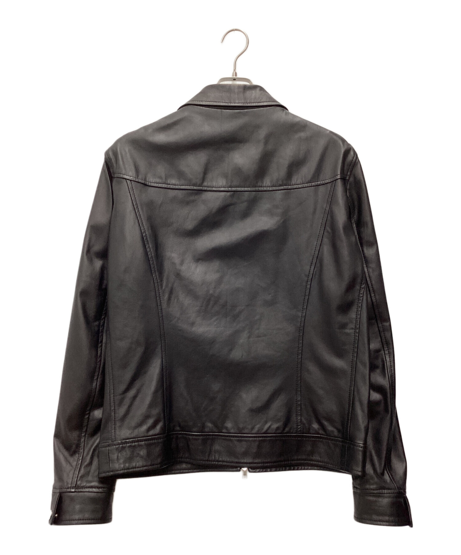 中古・古着通販】DELAN (デラン) レザージャケット ブラック サイズ