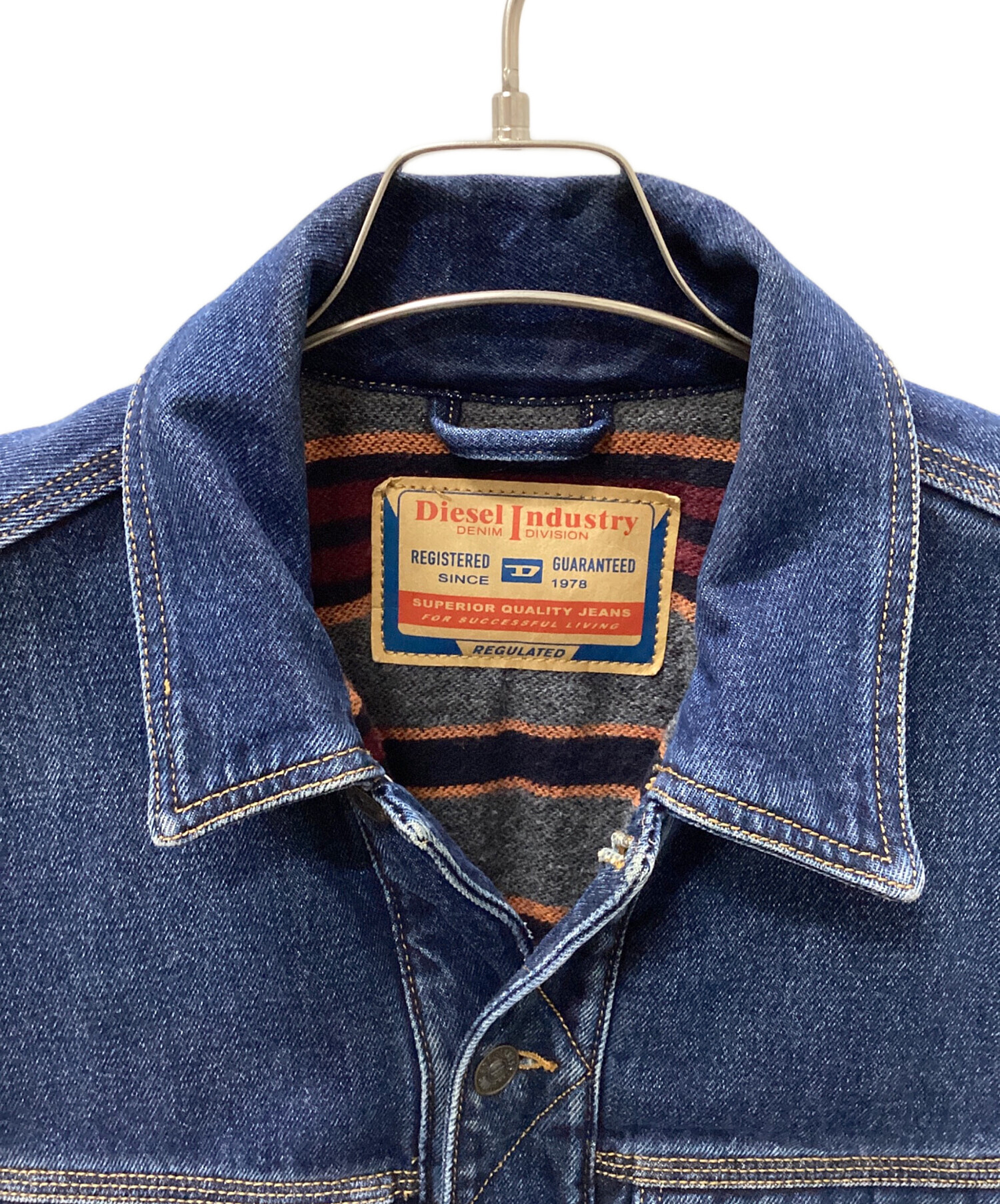 中古・古着通販】DIESEL (ディーゼル) デニムジャケット インディゴ