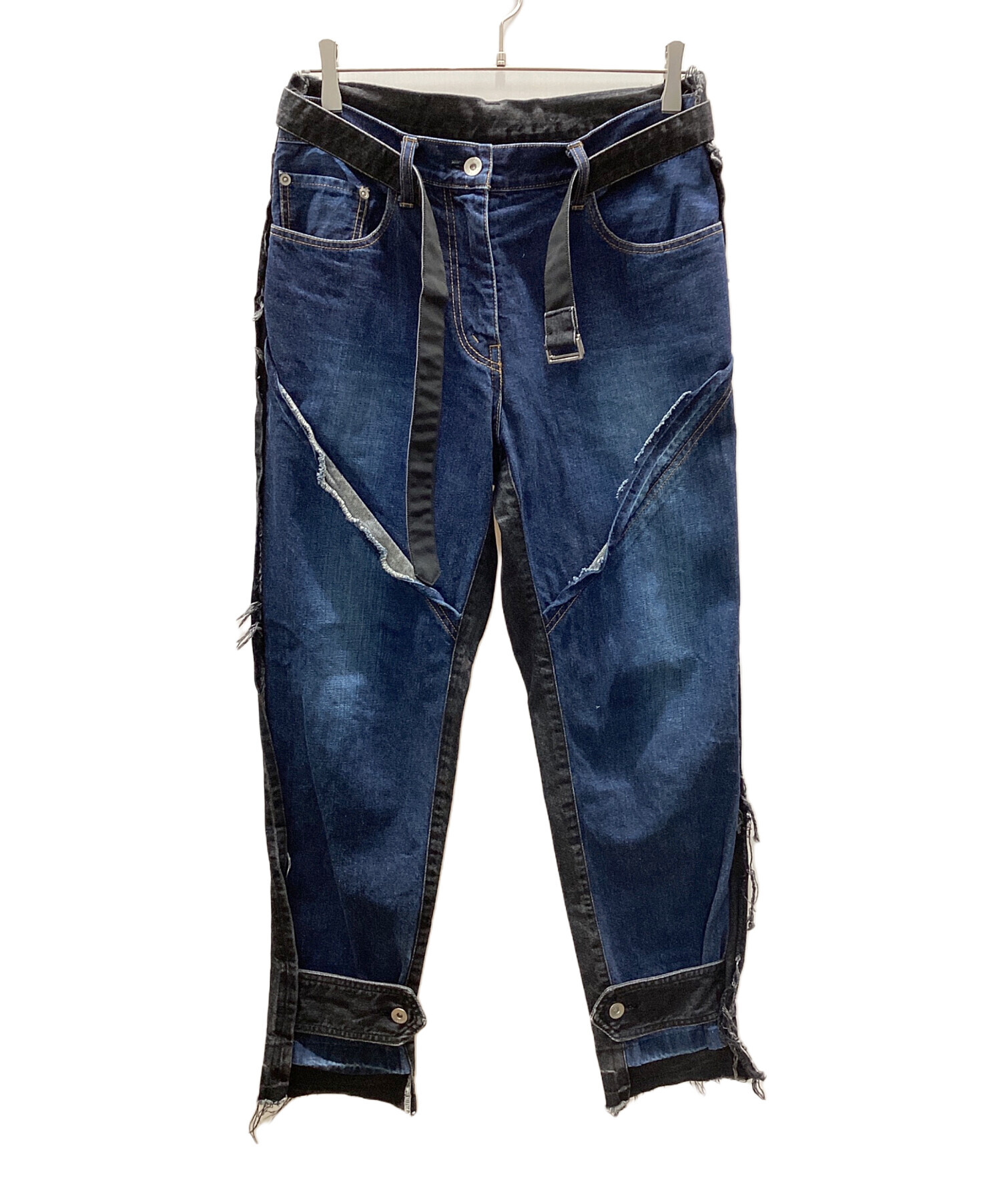 中古・古着通販】sacai (サカイ) 再構築/ドッキングデニムパンツ