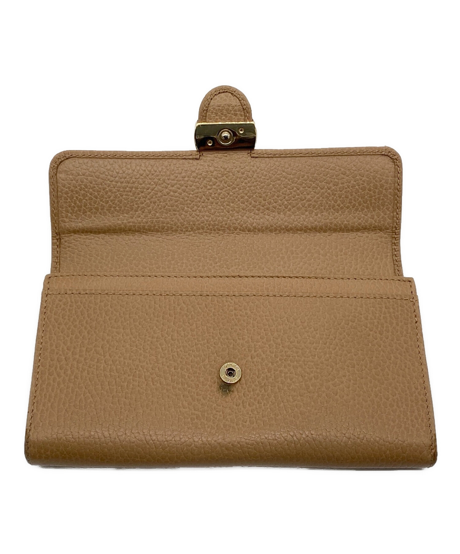 中古・古着通販】GUCCI (グッチ) 長財布 ベージュ｜ブランド・古着通販
