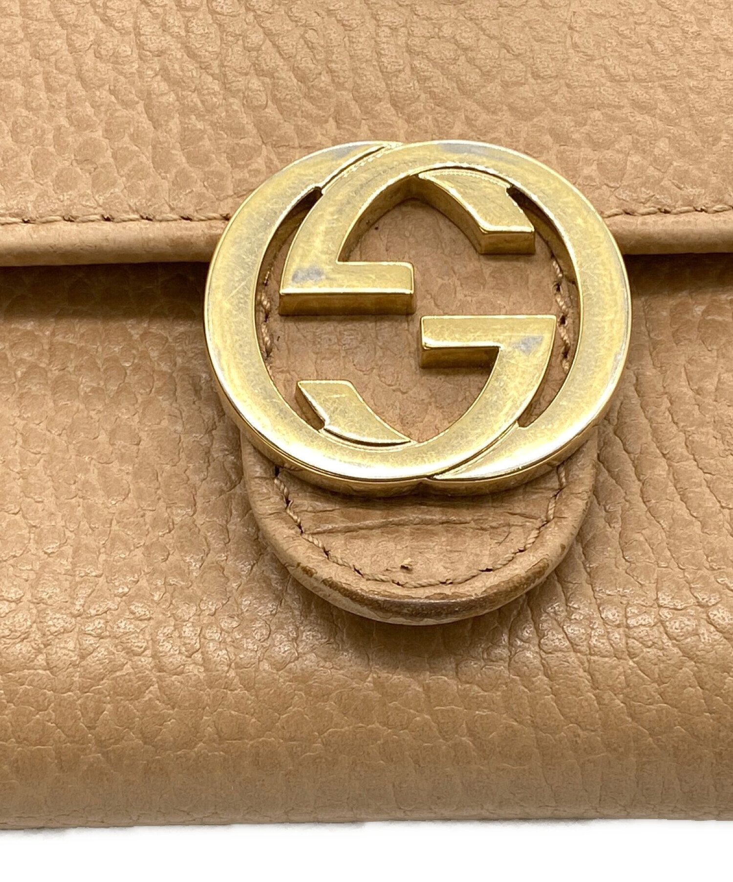 中古・古着通販】GUCCI (グッチ) 長財布 ベージュ｜ブランド・古着通販