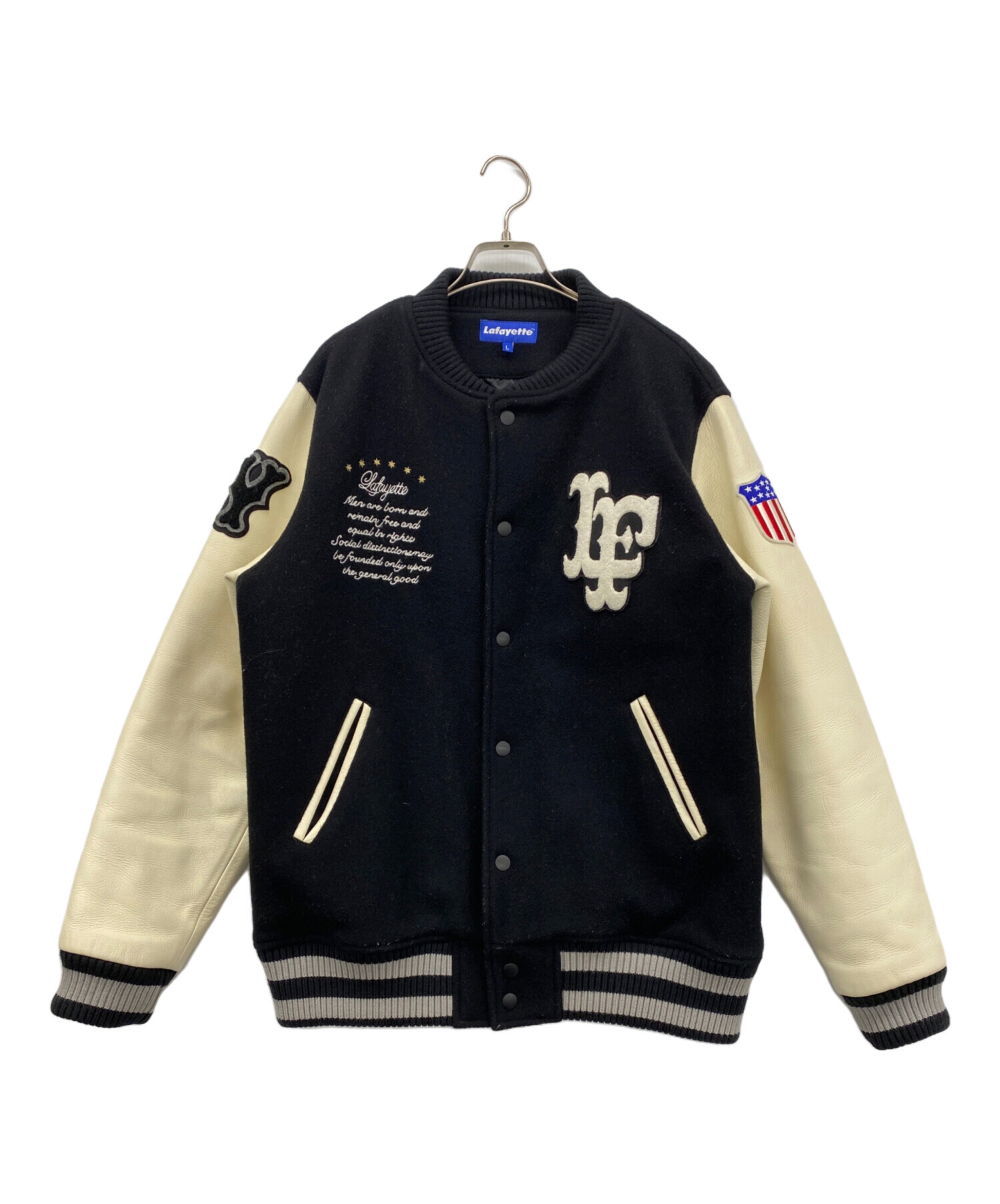 中古・古着通販】Lafayette (ラファイエット) スタジャン ブラック