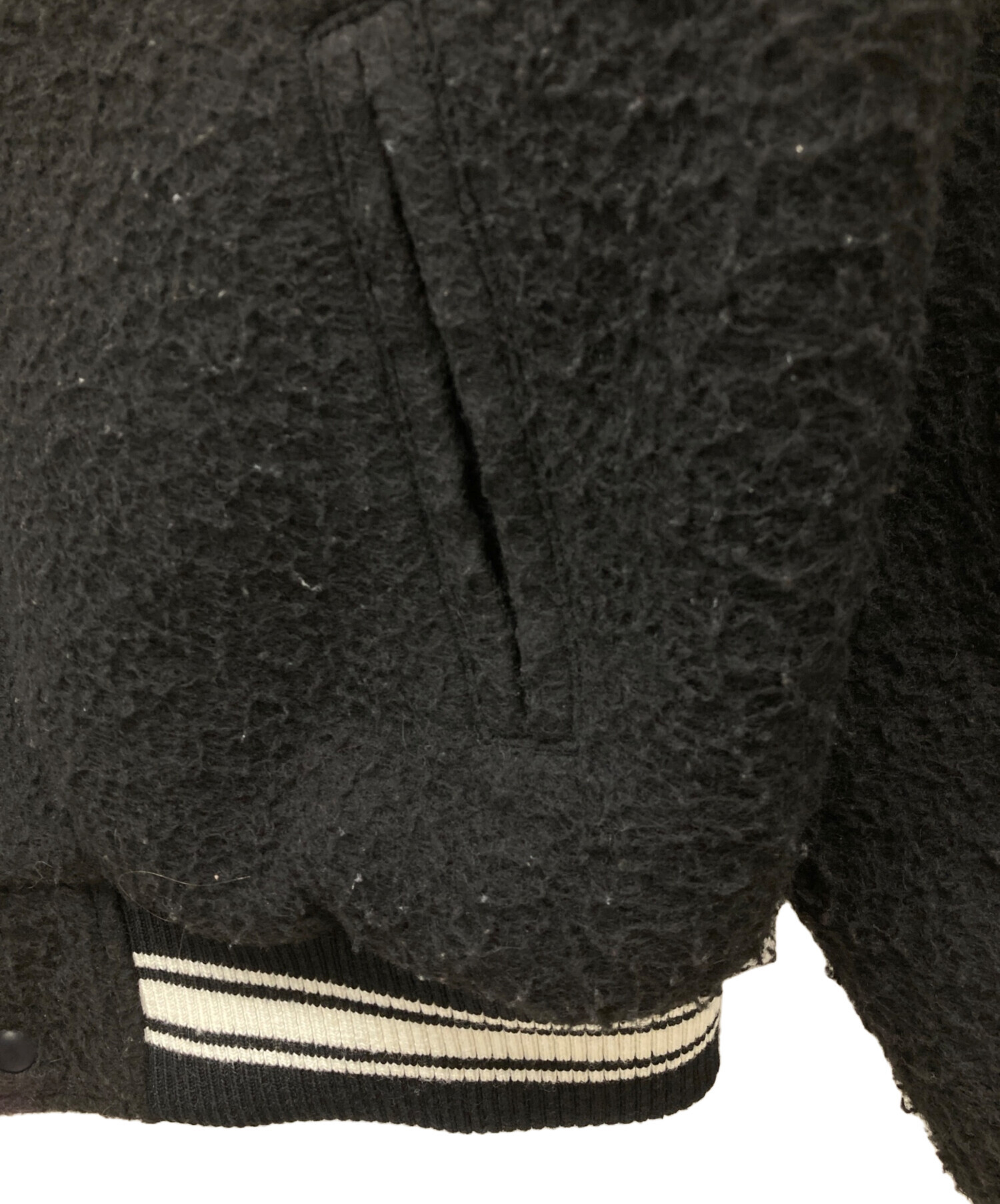 中古・古着通販】stussy (ステューシー) スタジャン ブラック サイズ:M