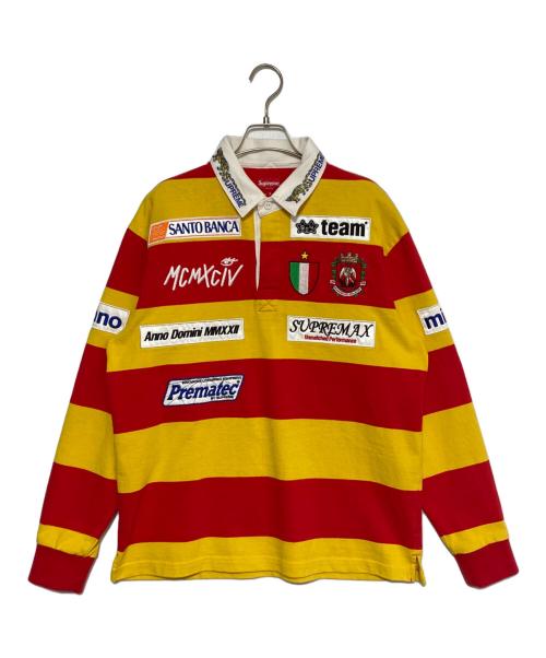 中古・古着通販】SUPREME (シュプリーム) Stripe Rugby レッド