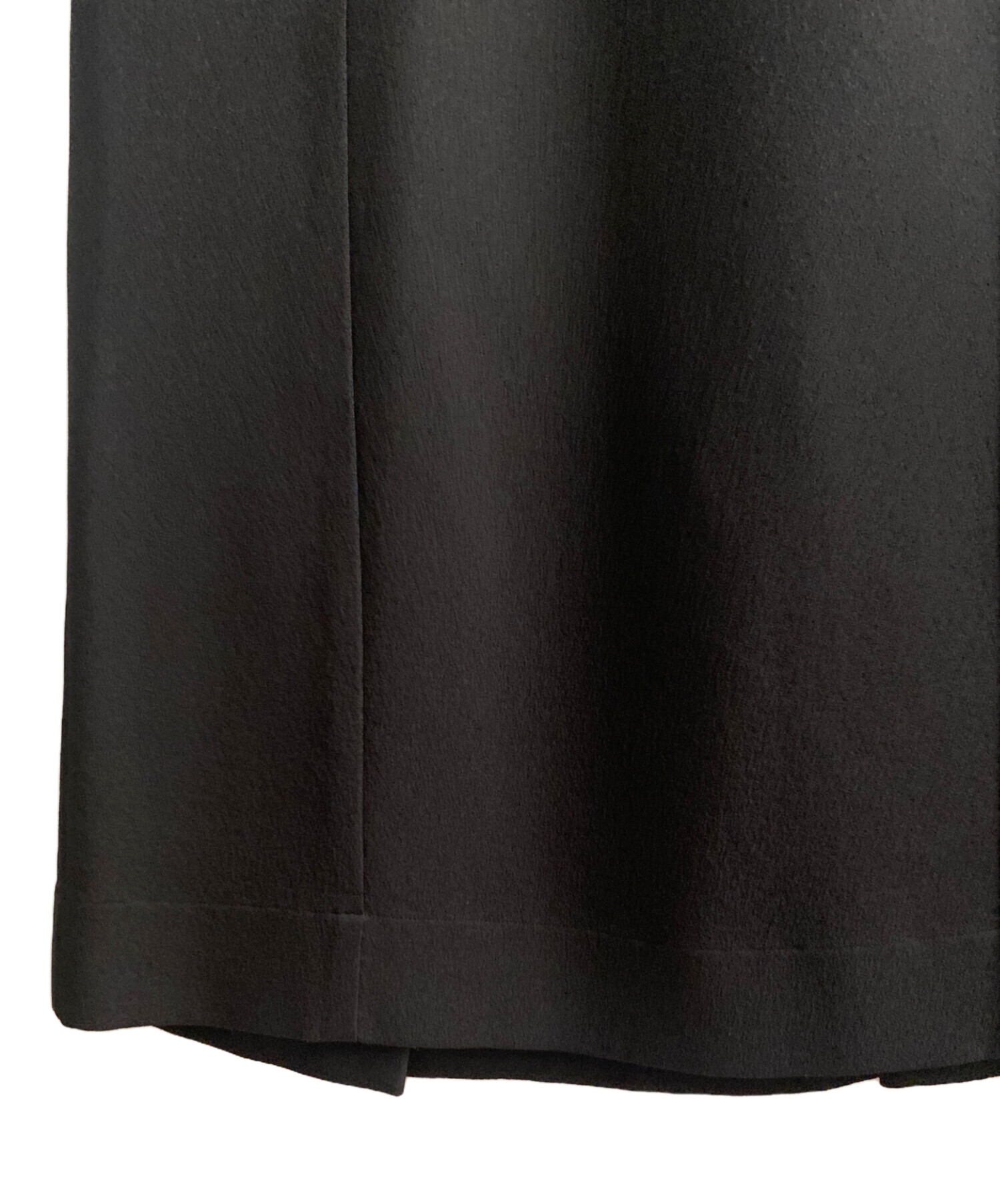 中古・古着通販】CHANEL (シャネル) シルクロングスカート ブラック