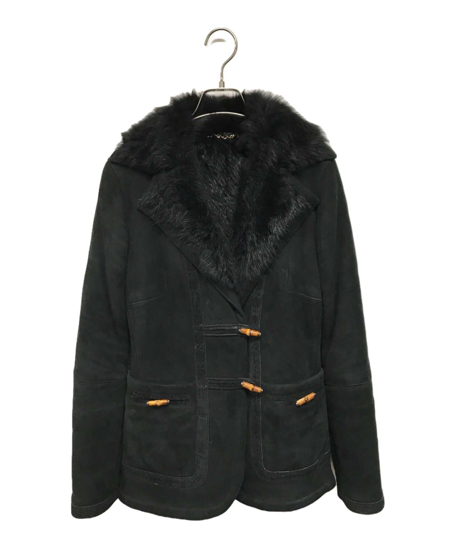 中古・古着通販】GUCCI (グッチ) バンブームートンショートコート