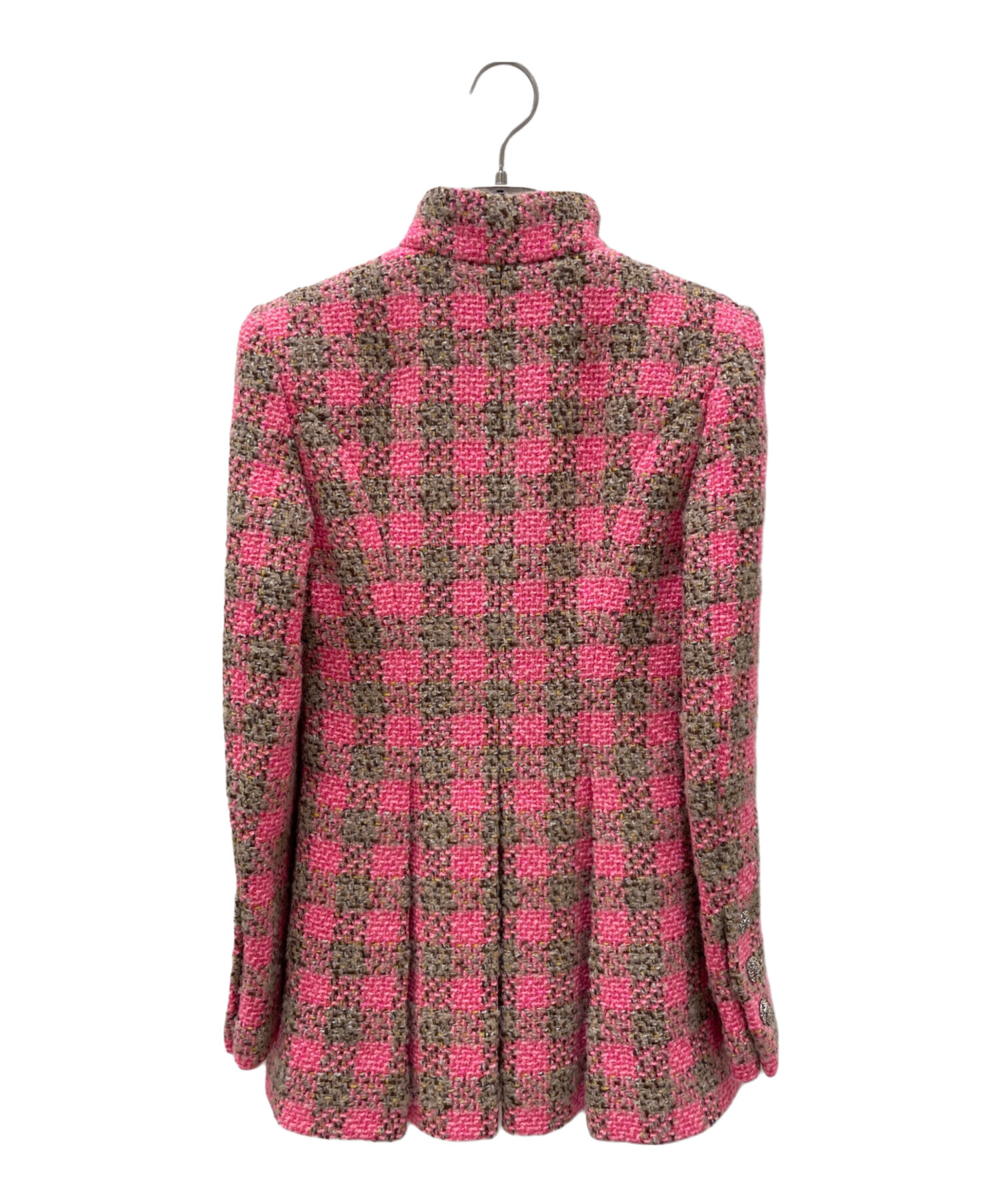 中古・古着通販】CHANEL (シャネル) ツイードジャケット ピンク サイズ