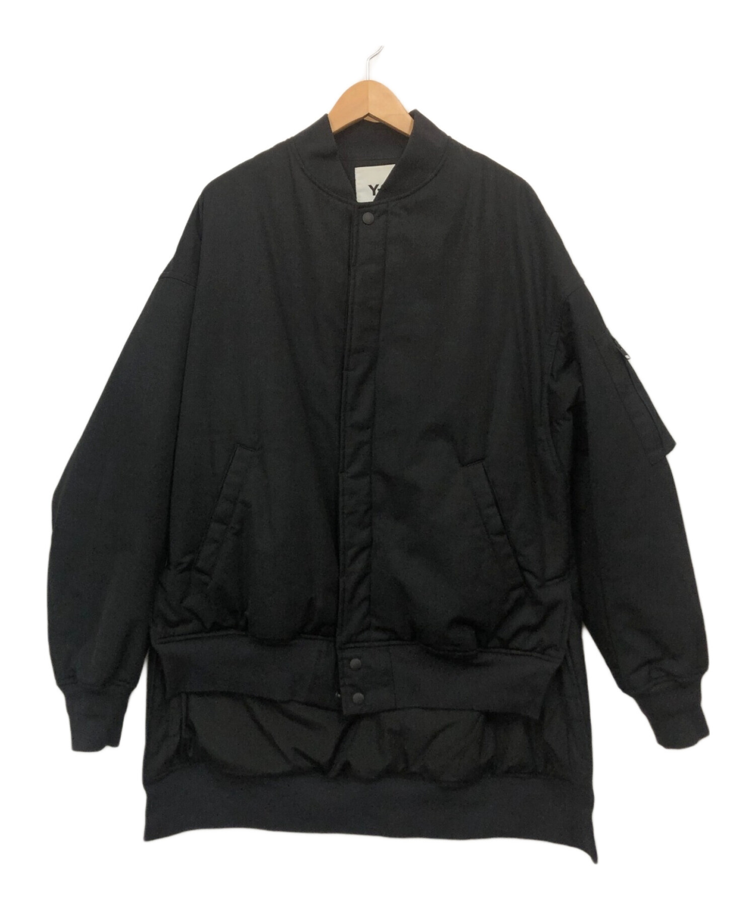 中古・古着通販】Y-3 (ワイスリー) ボンバージャケット ブラック