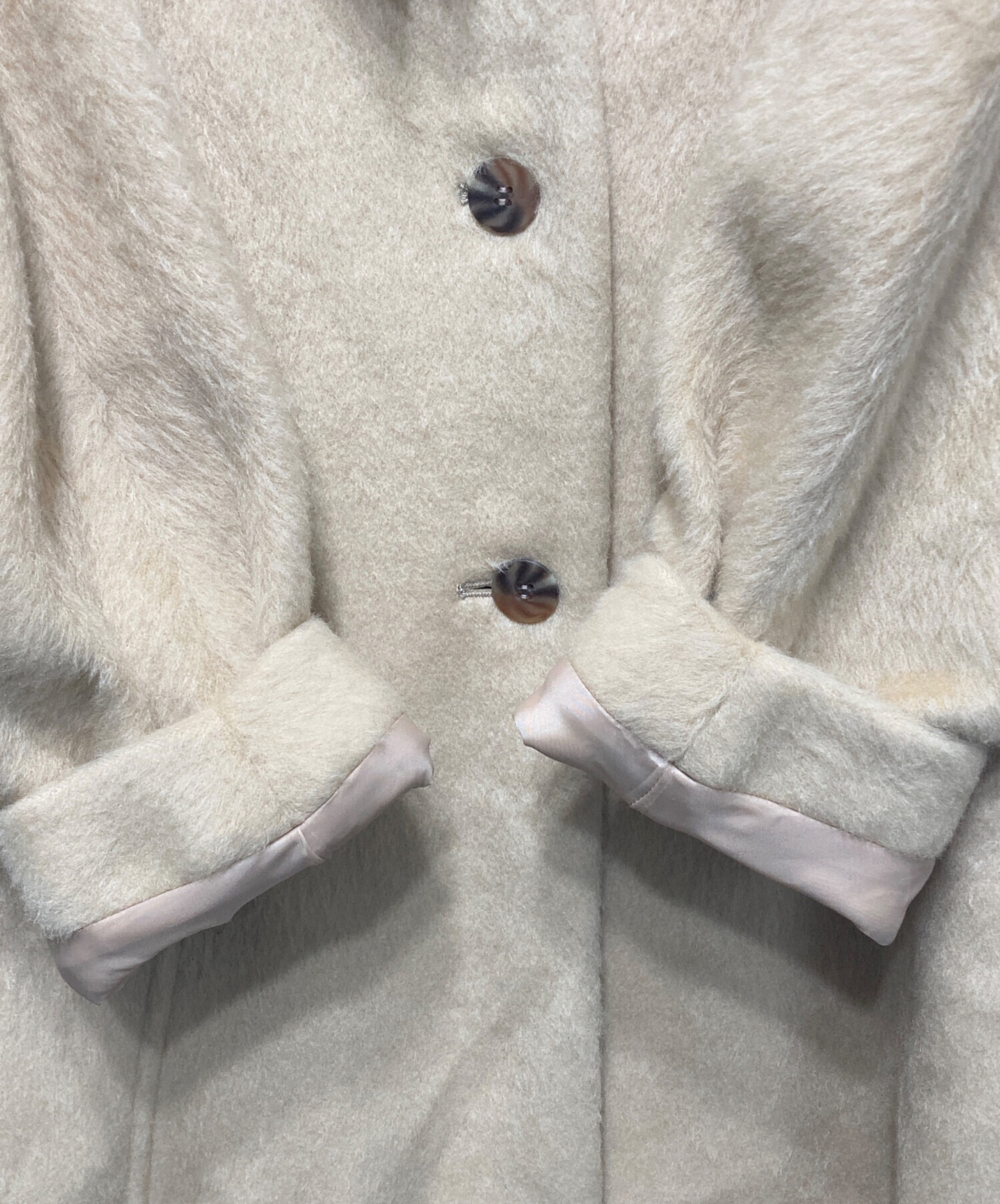 中古・古着通販】Eaphi (エフィ) eaphi wave design shaggy long coat