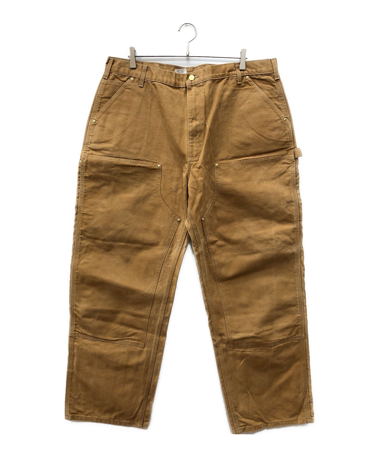 中古・古着通販】CarHartt (カーハート) ダブルニーパンツ ベージュ