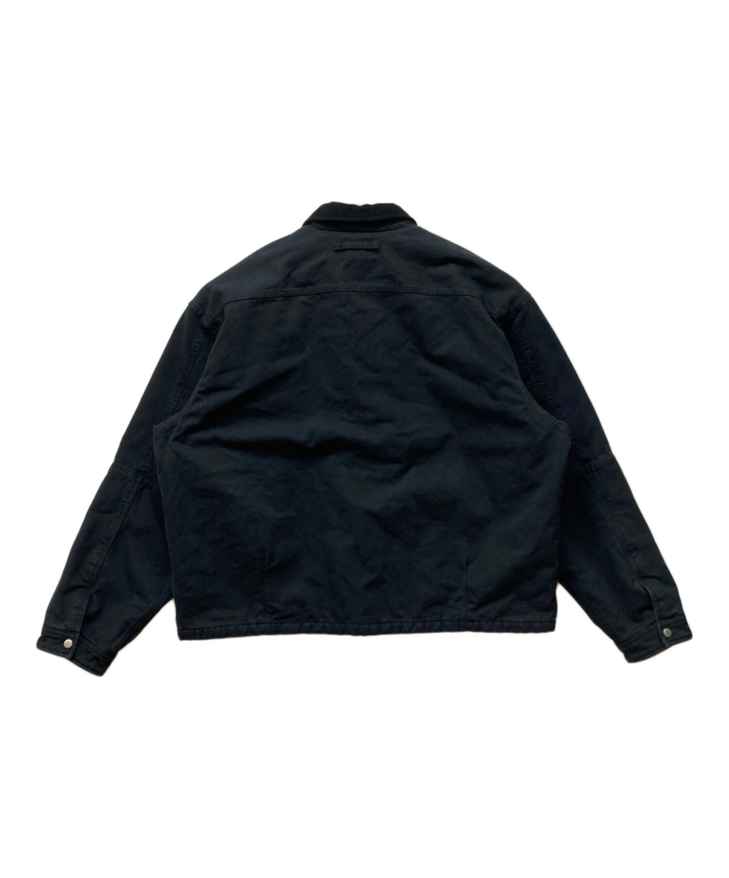 中古・古着通販】stussy (ステューシー) WORKGEAR JACKET ブラック