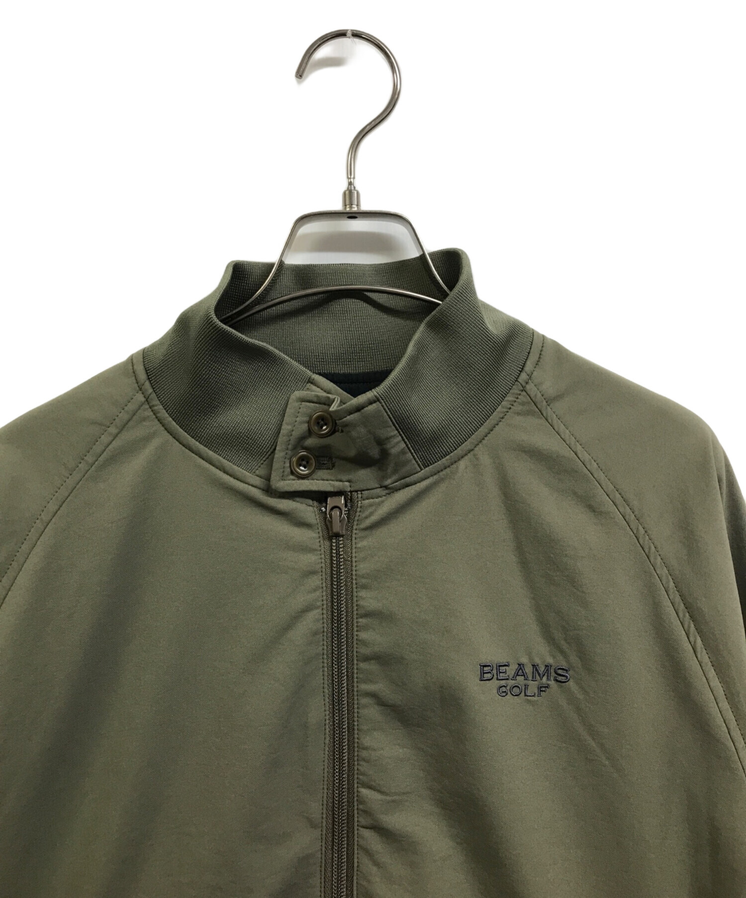 美品】BEAMS GOLF エアシャット XL グリーン ウール100% 美品】BEAMS
