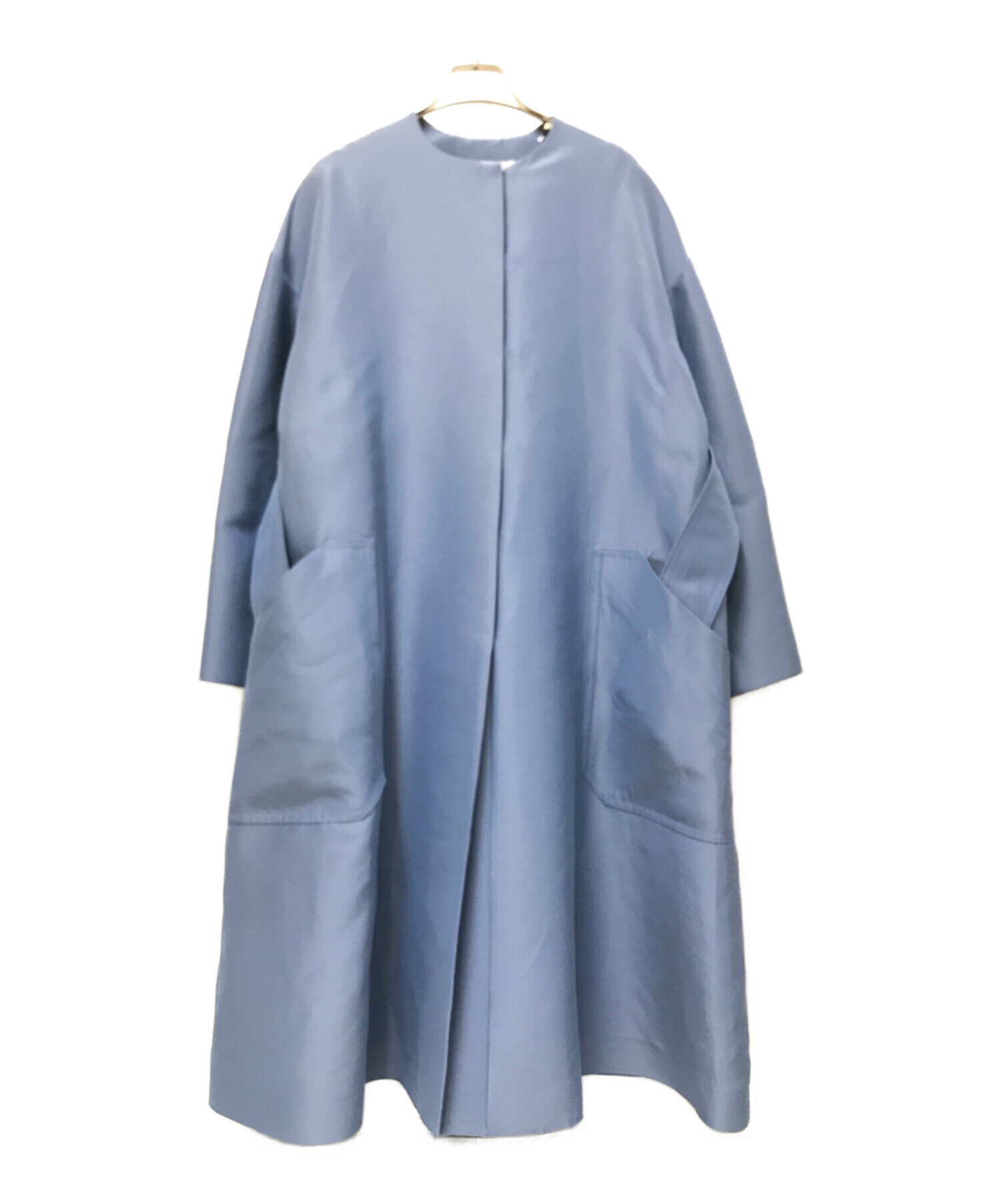 中古・古着通販】CYCLAS (シクラス) コットンシルクノーカラーコート