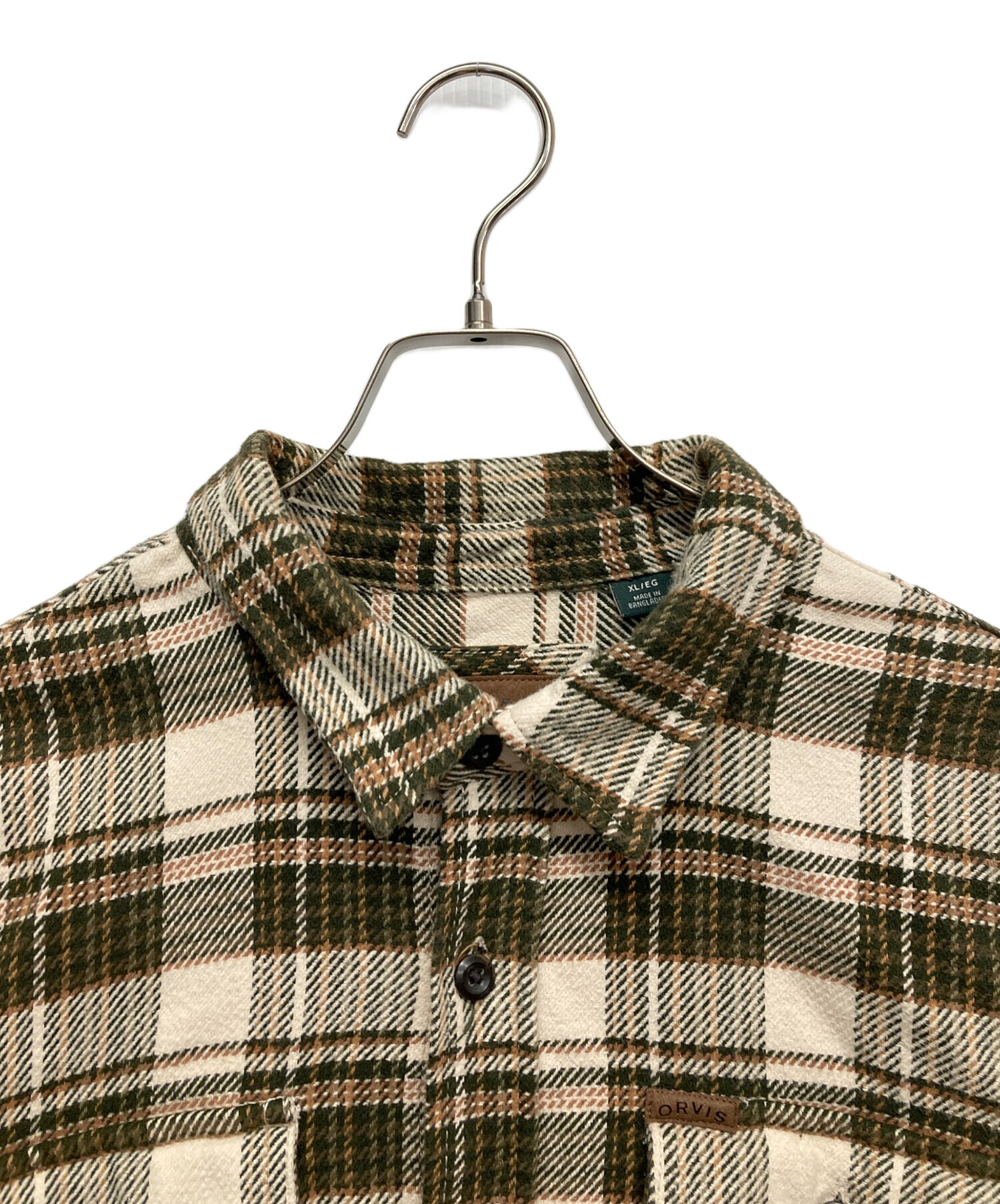 中古・古着通販】ORVIS (オービス) ヘビーウェイトチェックネルシャツ
