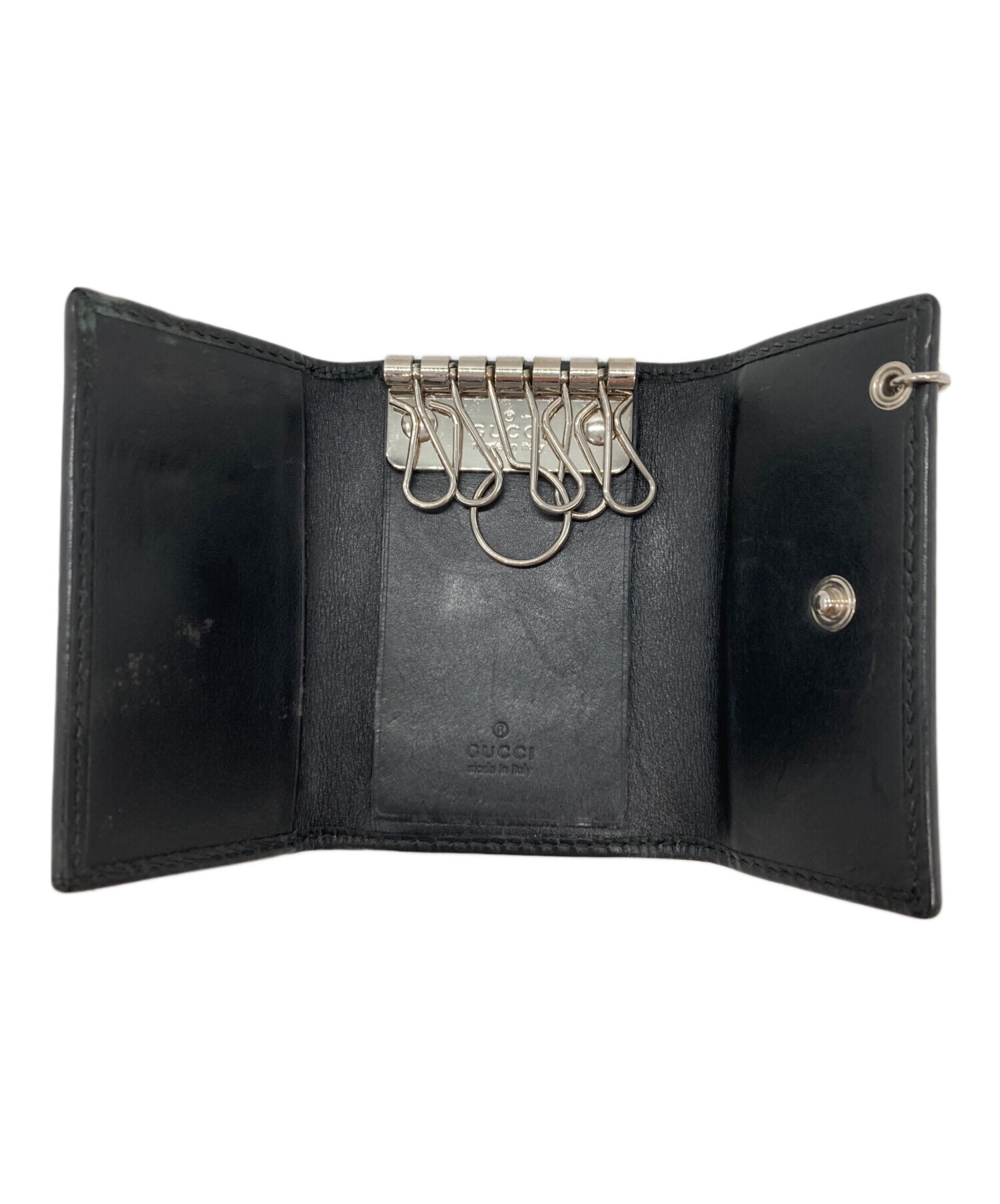 中古・古着通販】GUCCI (グッチ) 6連キーケース ブラック｜ブランド